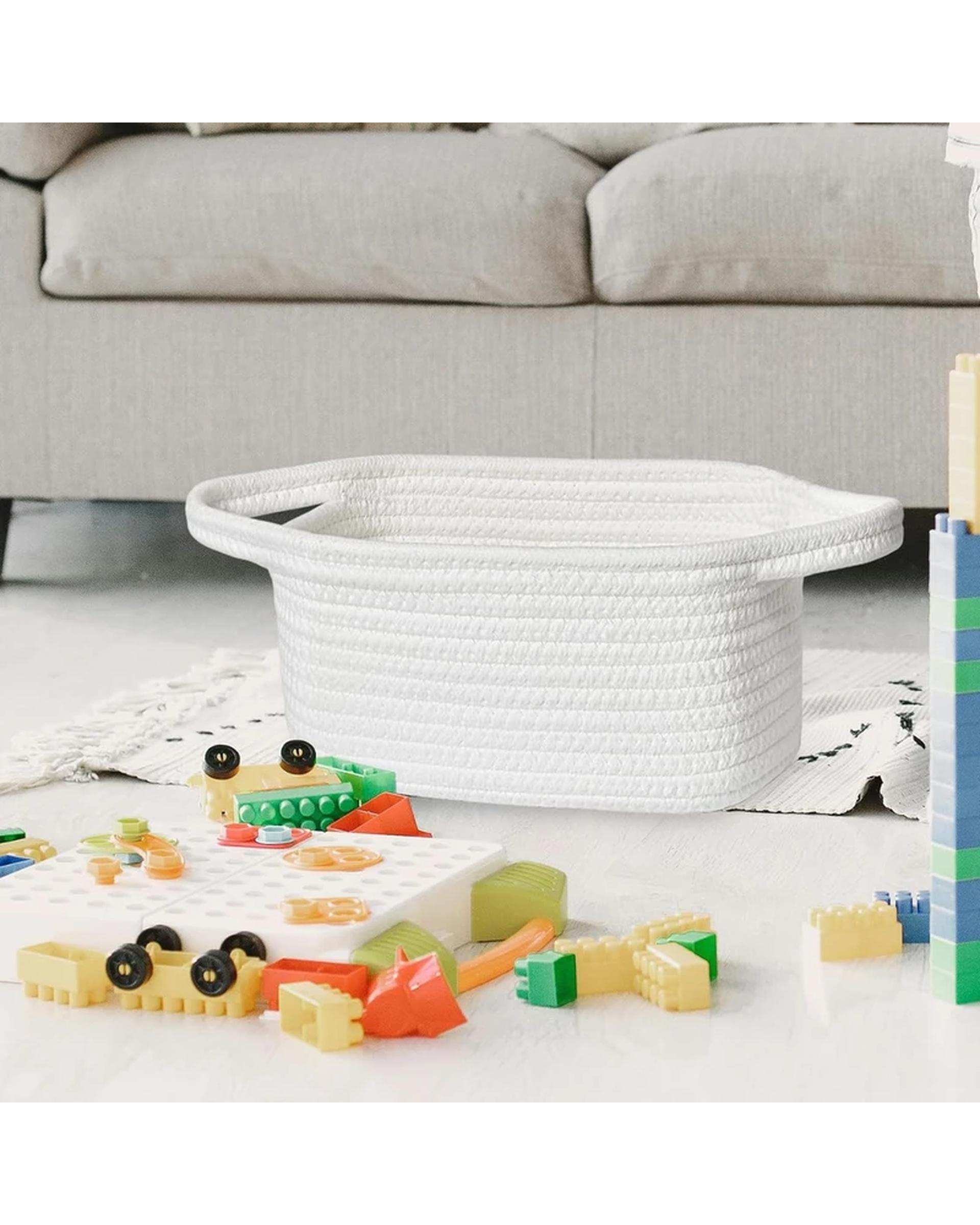 سبد کپو بافی صورتی مدل fg