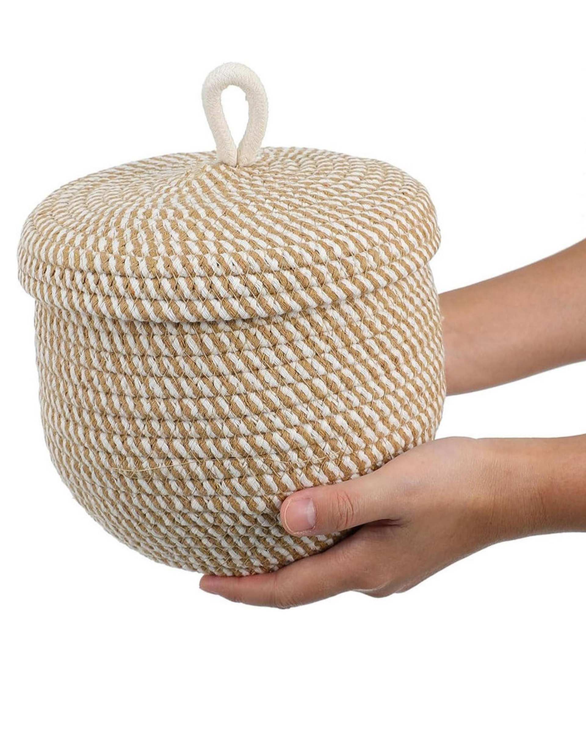 سبد کپو بافی مدل زبرا