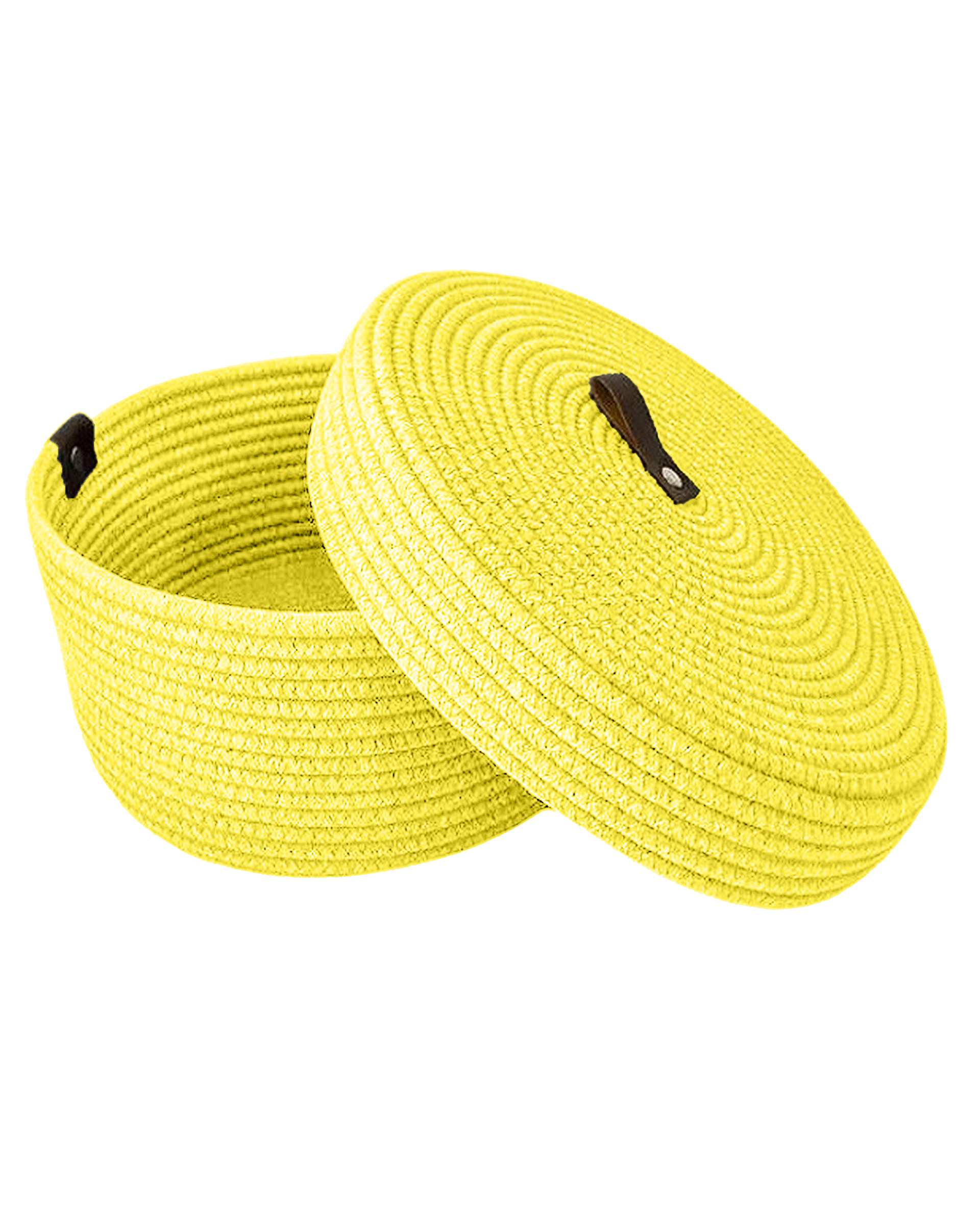 سبد نظم دهنده درب دار زرد