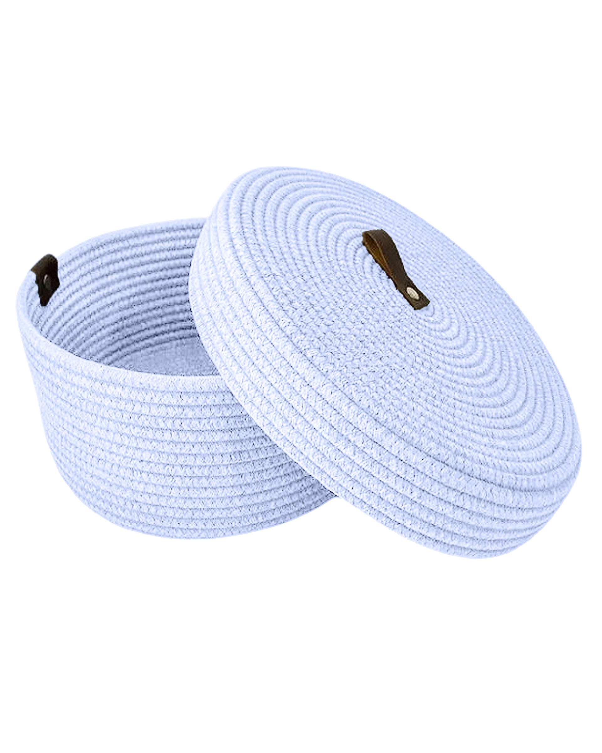 سبد نظم دهنده درب دار آبی آسمانی