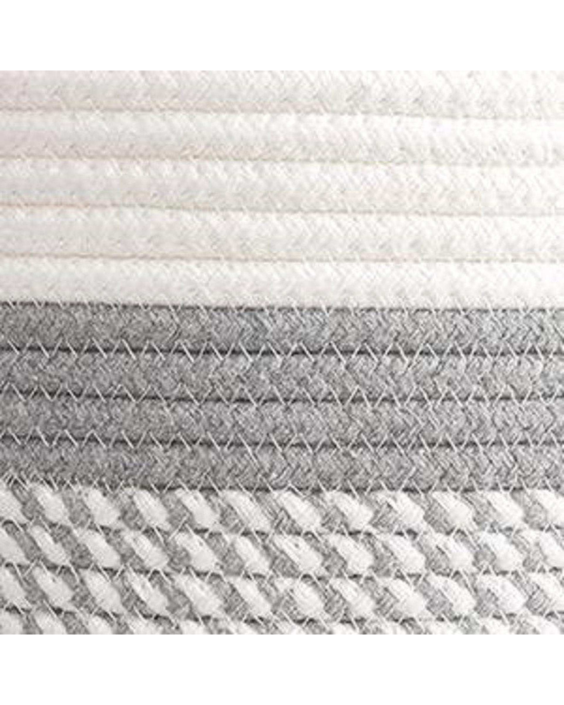 سبد لباس طوسی سفید مدل zbra