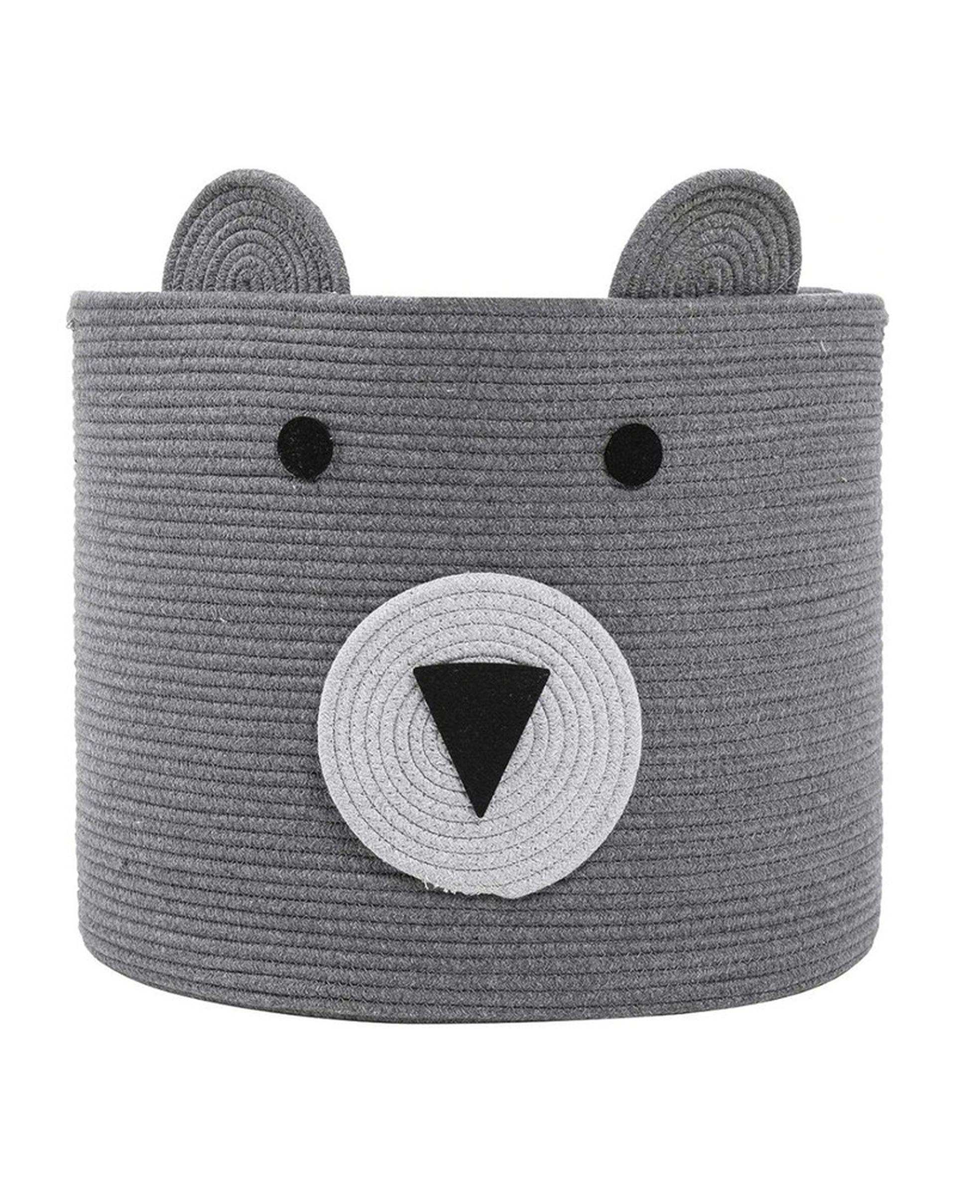 سبد نظم دهنده کودک طوسی مدل خرس کد 3