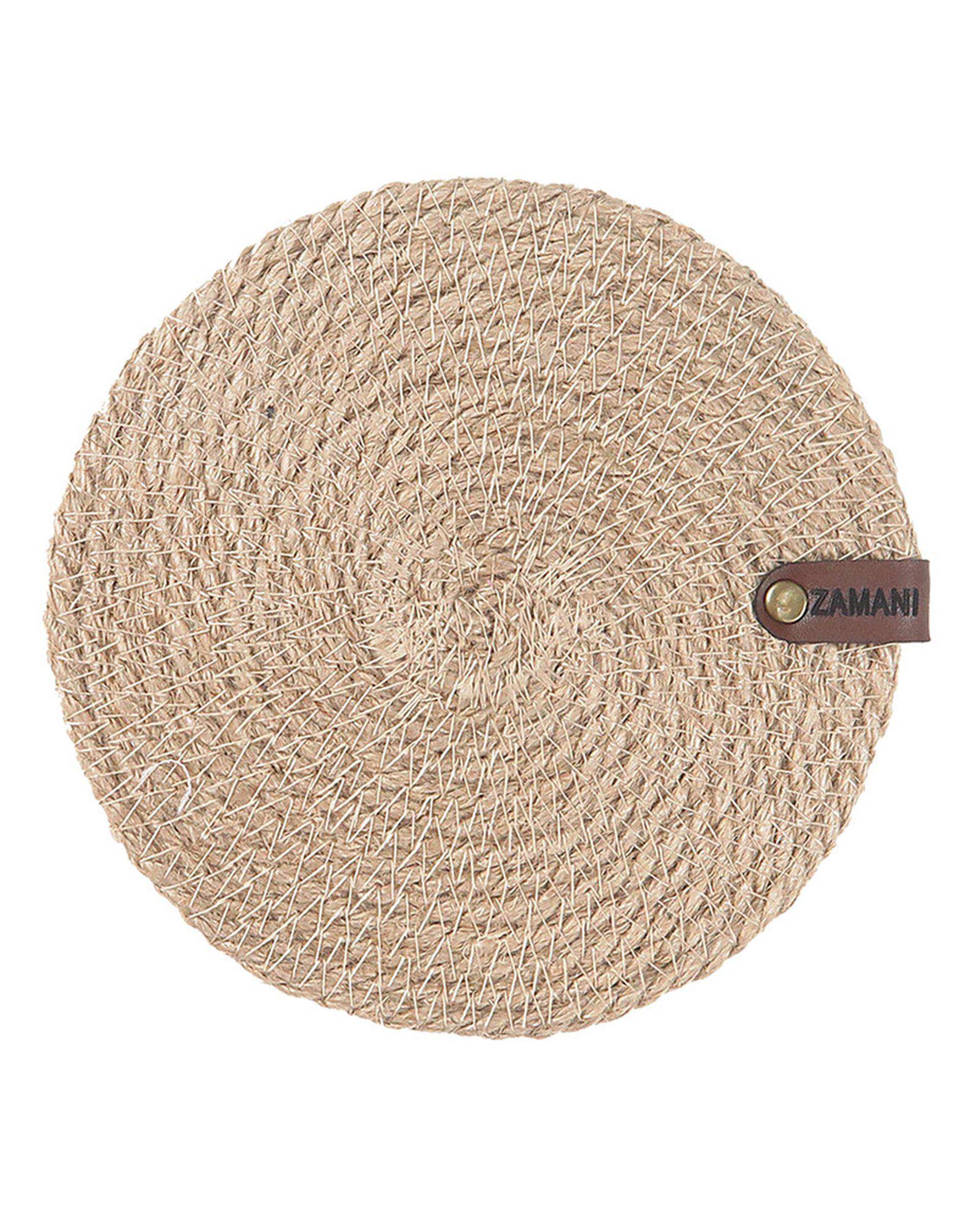 زیر لیوانی کنفی کرم تیره بسته 24 عددی