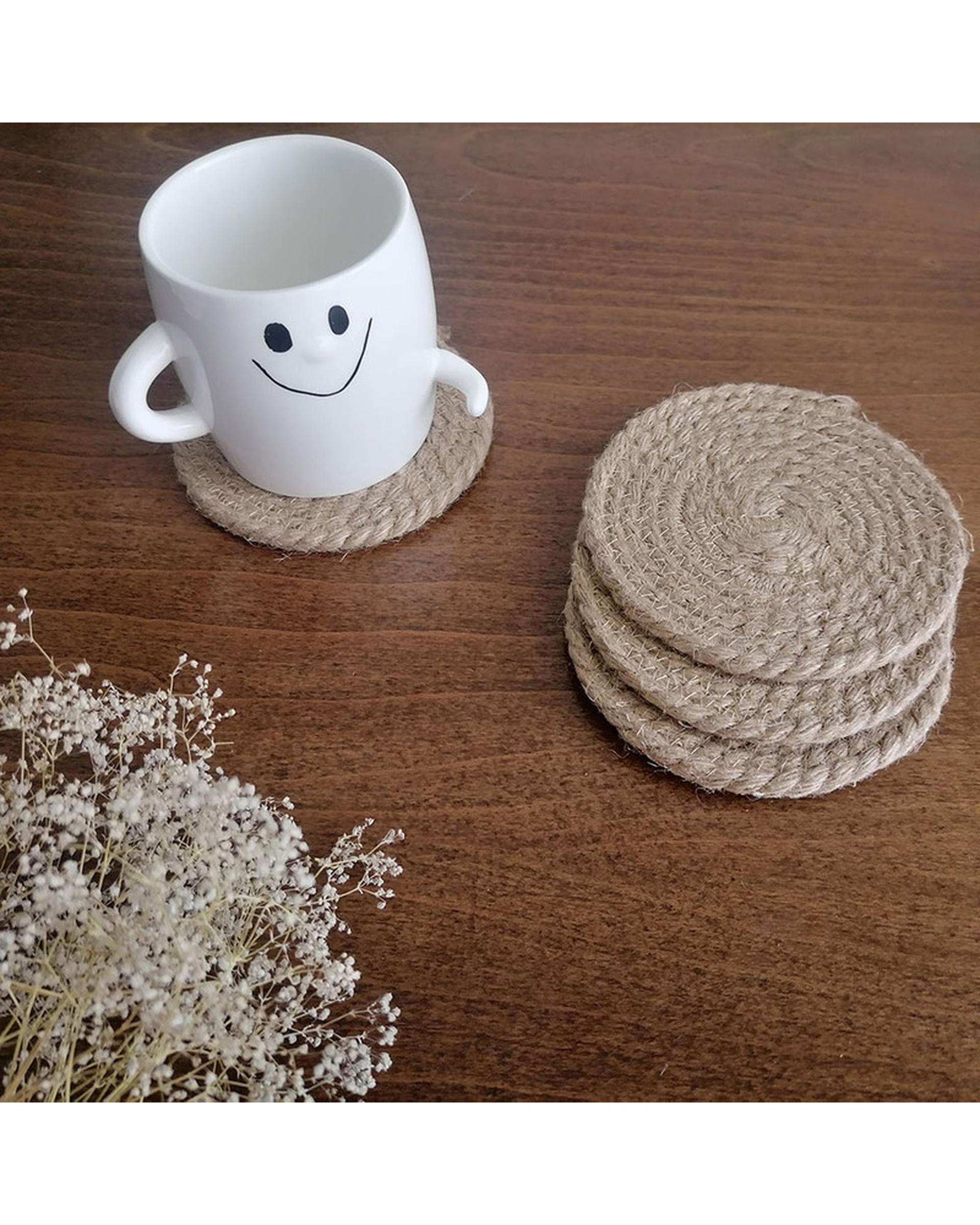 زیر بشقابی به همراه زیر لیوانی مدل zbl36-11p بسته 4 عددی