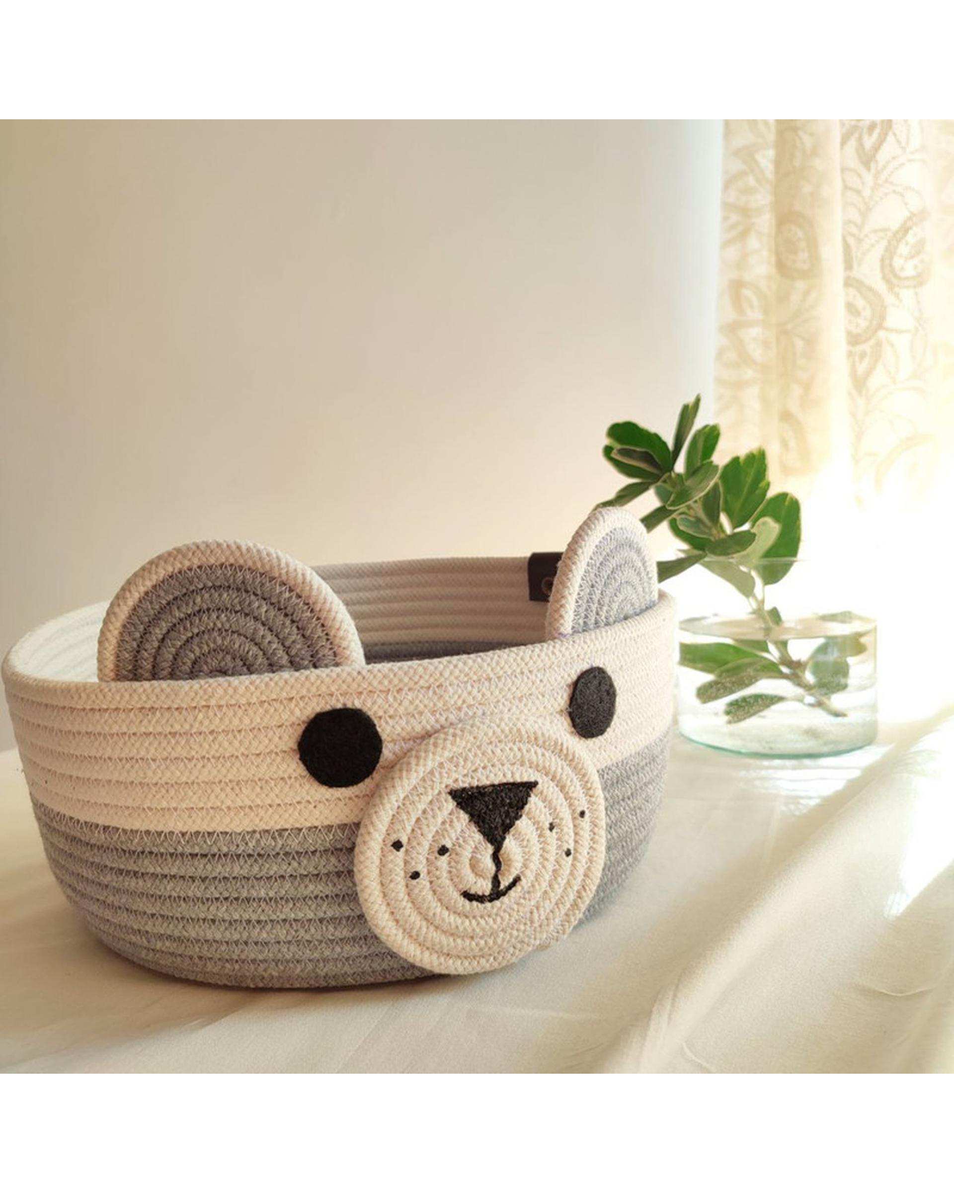 سبد اسباب بازی مدل خرسی 01