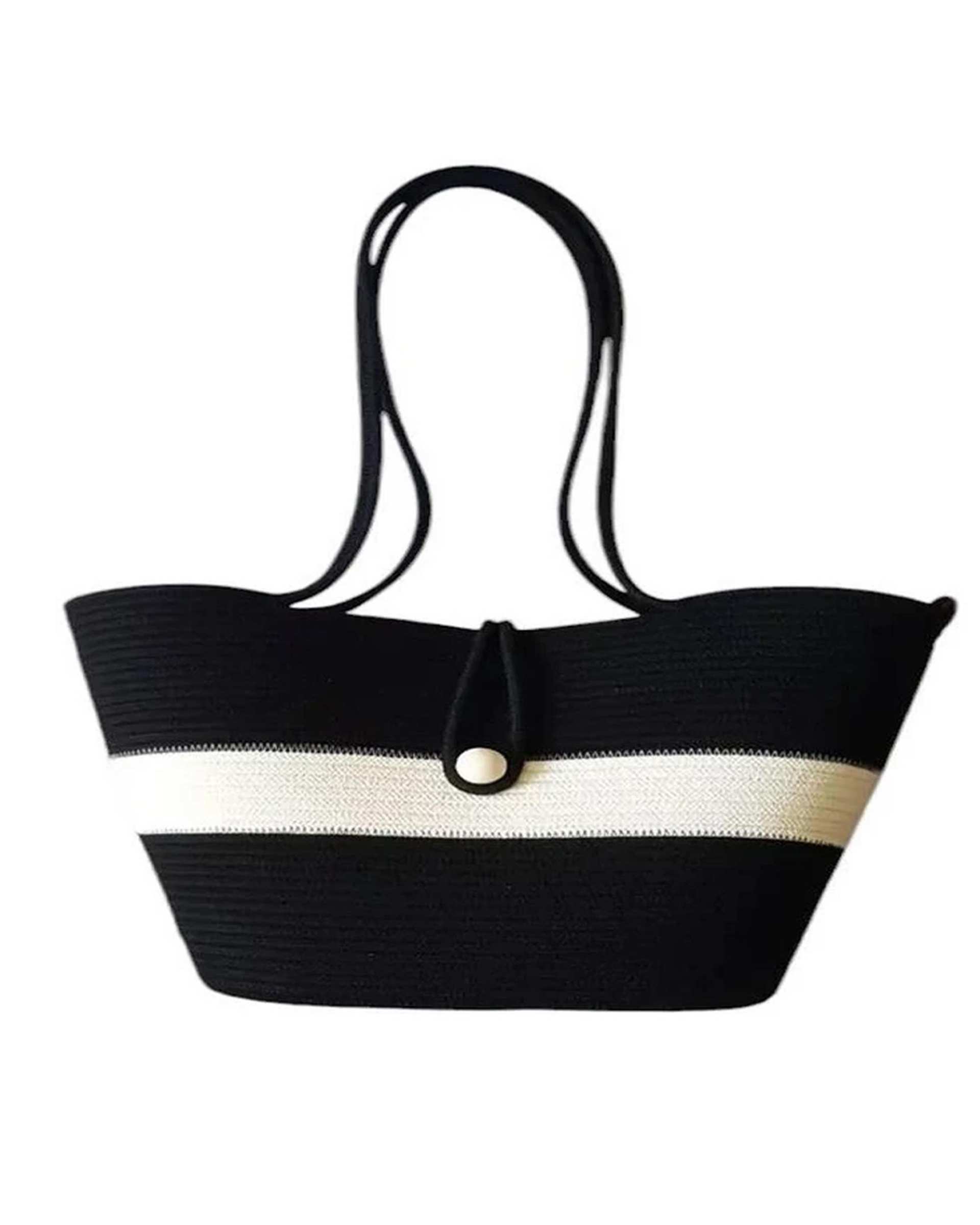 کیف دوشی دست دوز زنانه مدل ساحلی