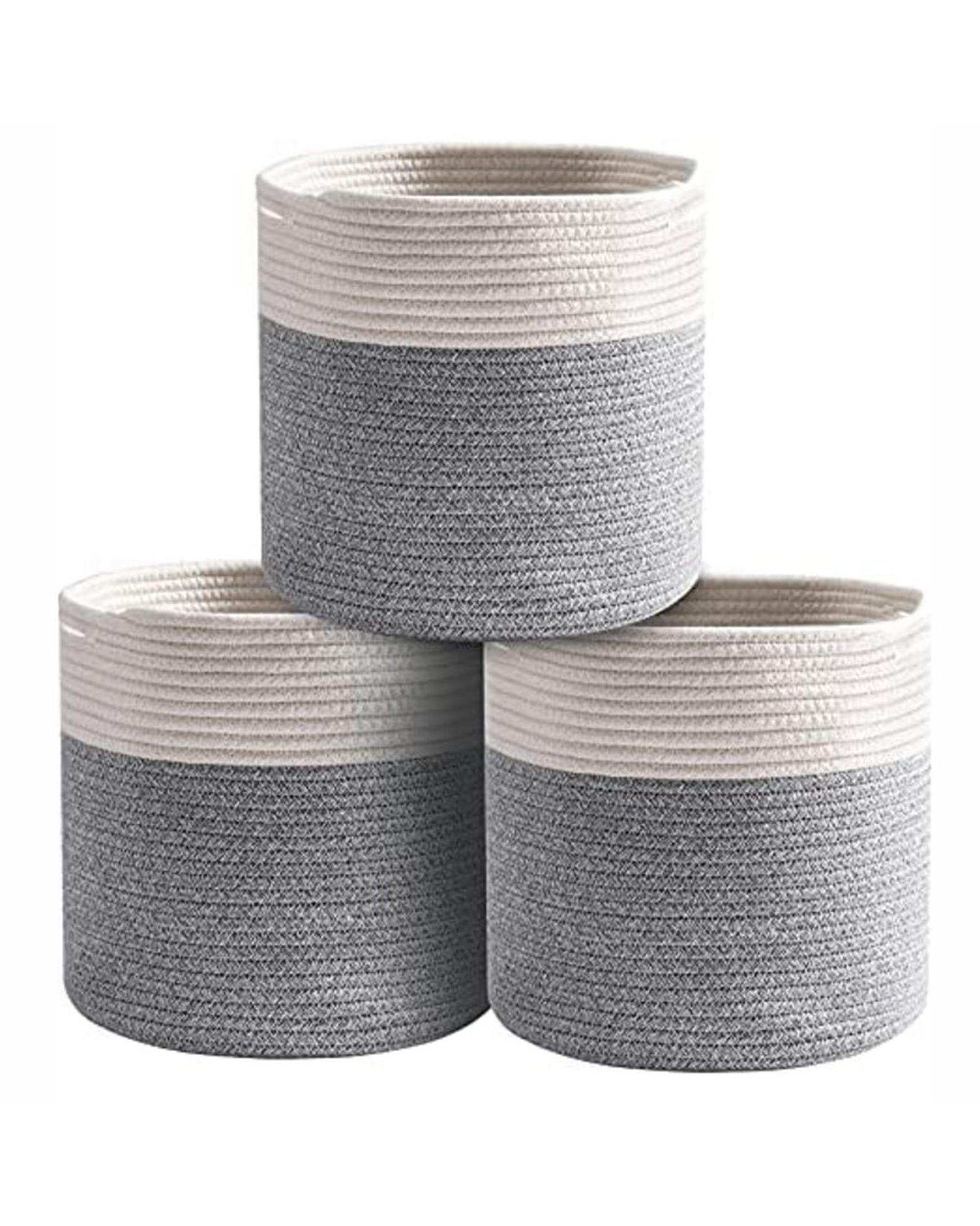 باکس نظم دهنده طوسی و سفید مدل s156 مجموعه 3 عددی