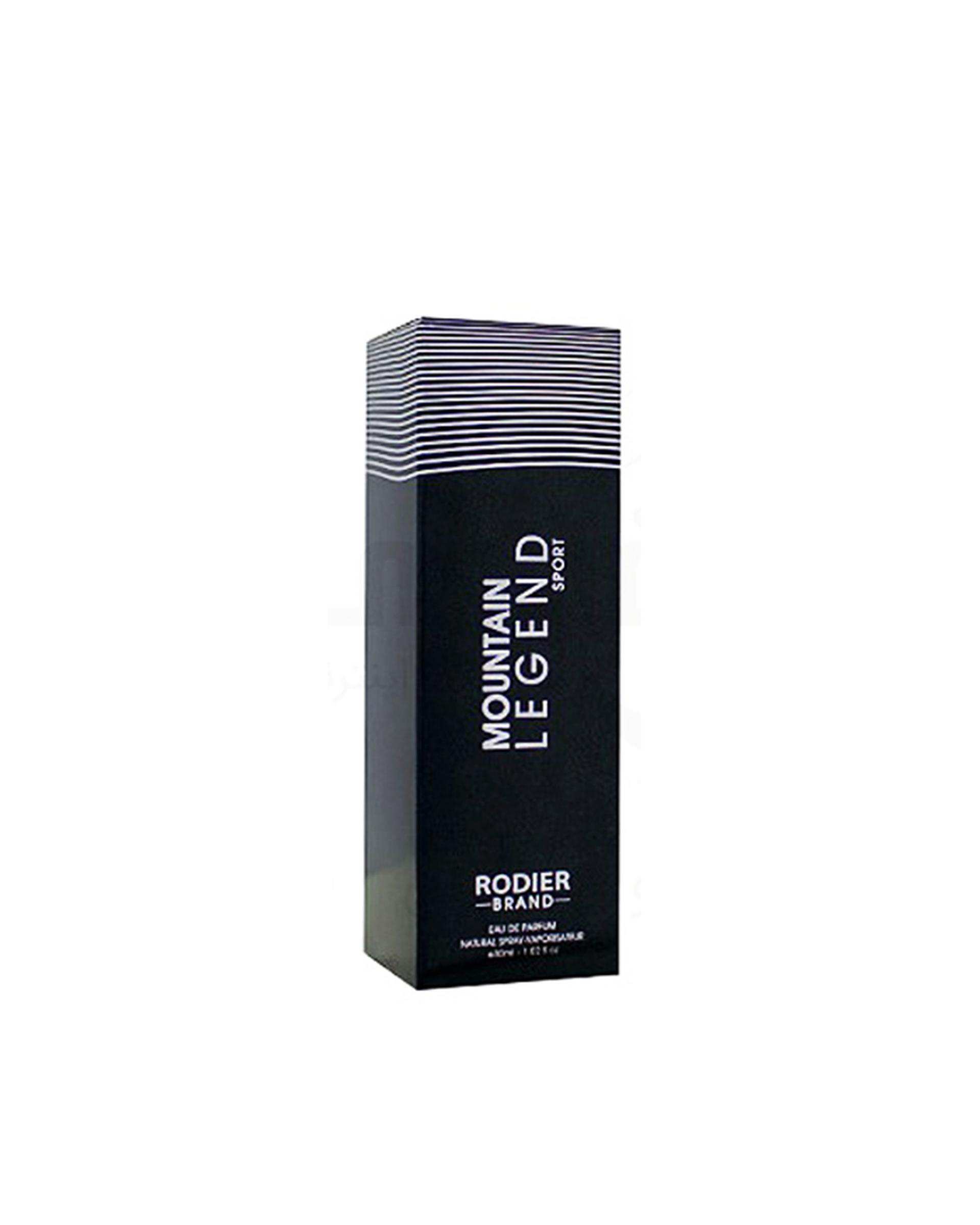 عطر جیبی مردانه رودیر Rodier مدل مون بلان لجند Mountain Legend حجم 30ml