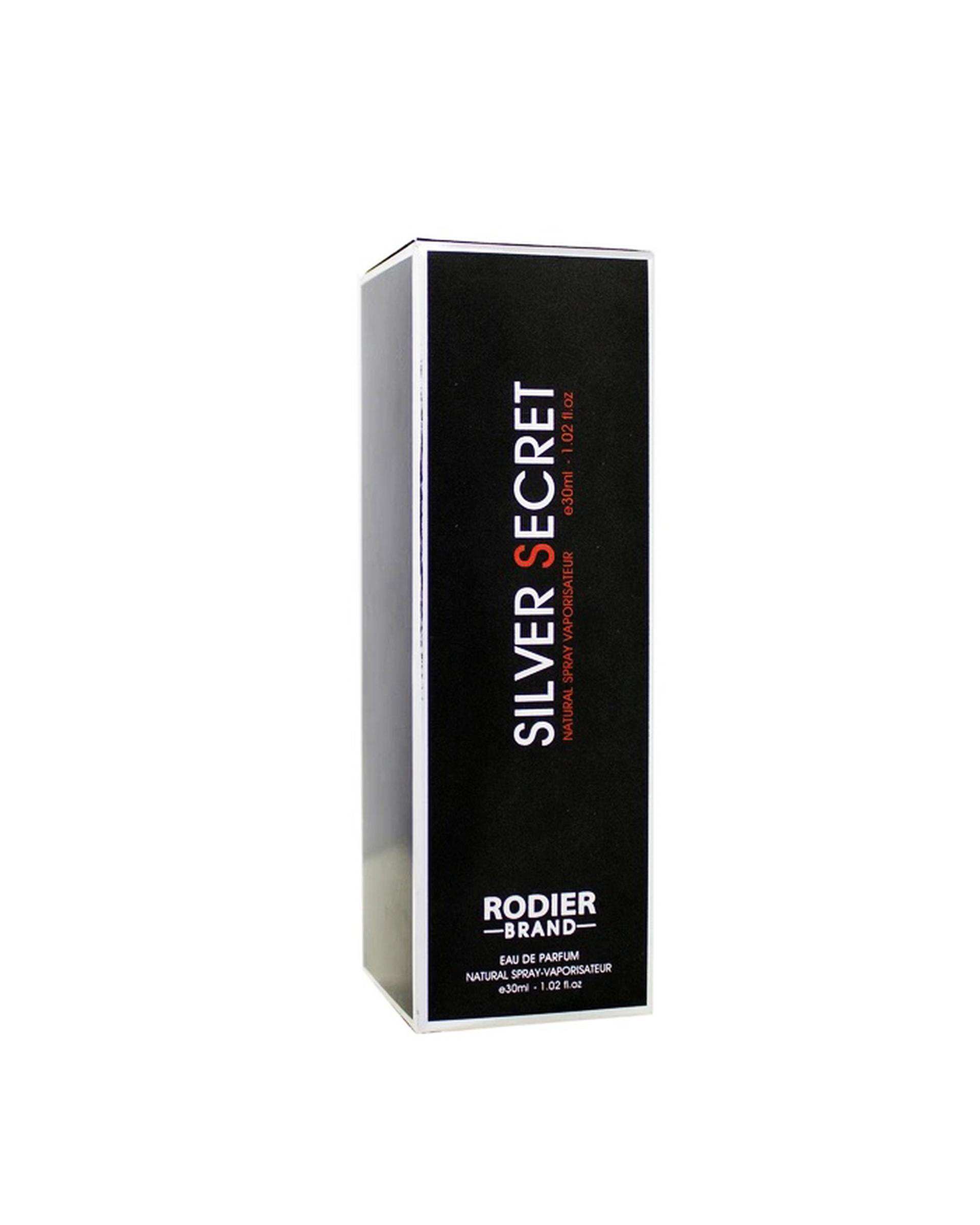 عطر جیبی مردانه رودیر Rodier مدل سیلور سنت Silver Scent حجم 30ml
