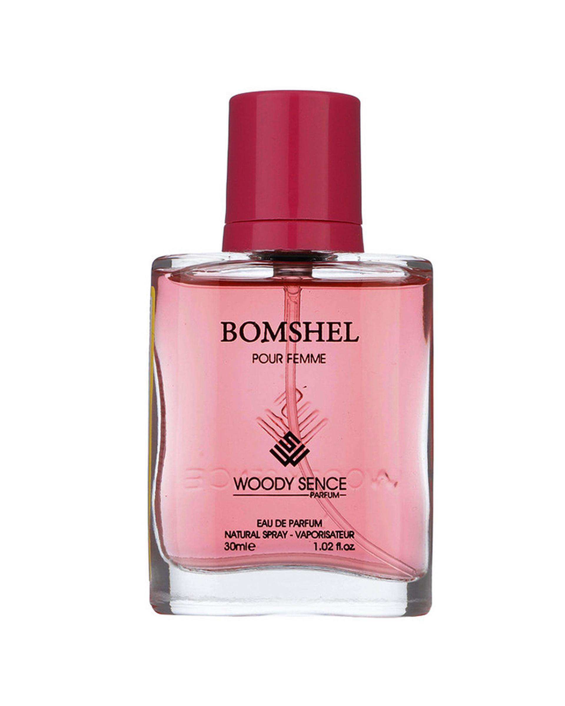 عطر جیبی زنانه وودی سنس Woody Sence مدل بامبشل Bombshell حجم 30ml