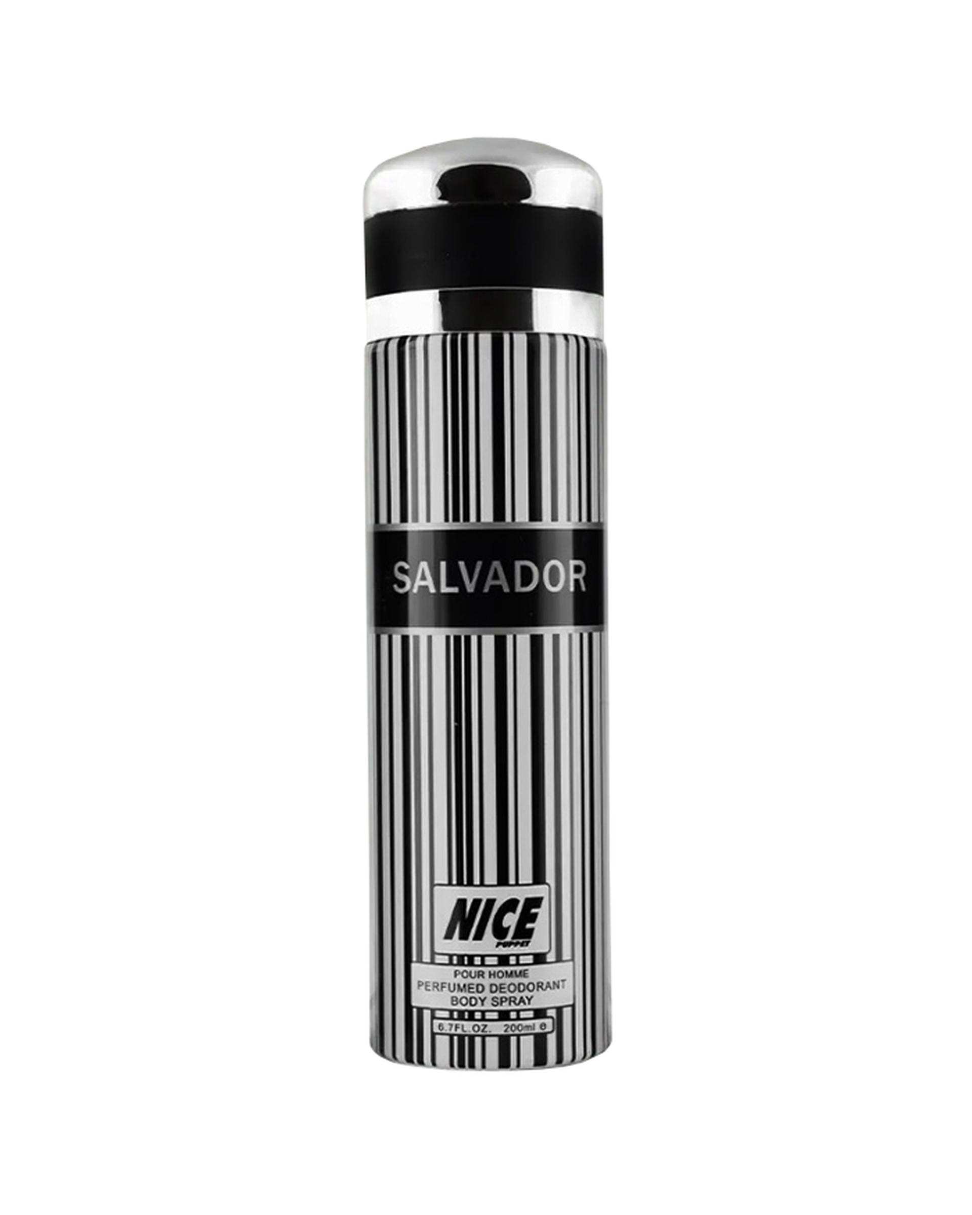 اسپری بدن مردانه نایس پاپت Nice Puppet مدل Salvador حجم 200ml