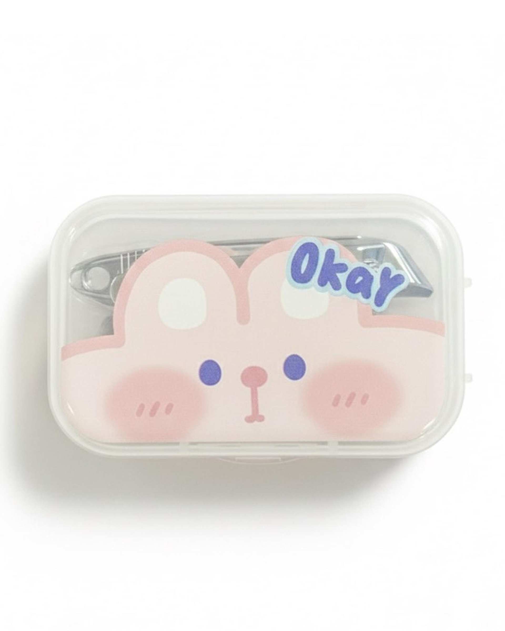 ست ناخن گیر استیل ضد زنگ 2 عددی طرح فانتزی