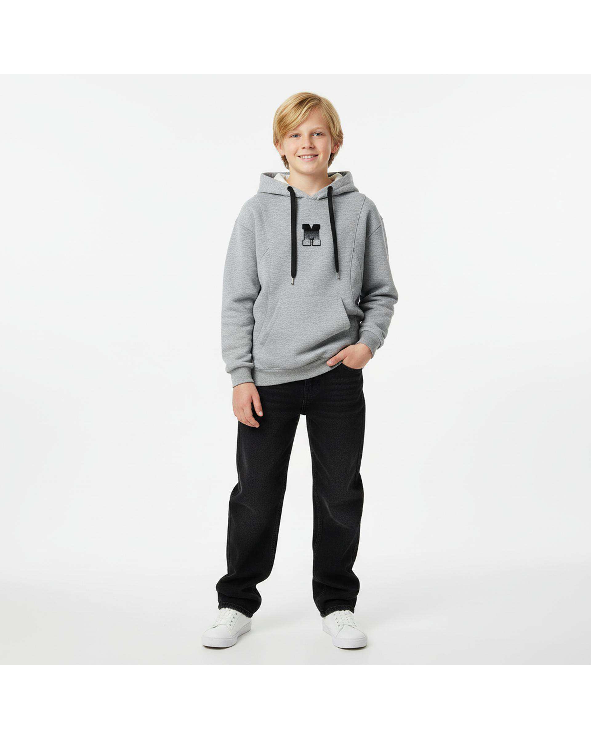 هودی پسرانه طوسی لئو کیدز Leo Kids کد 6862