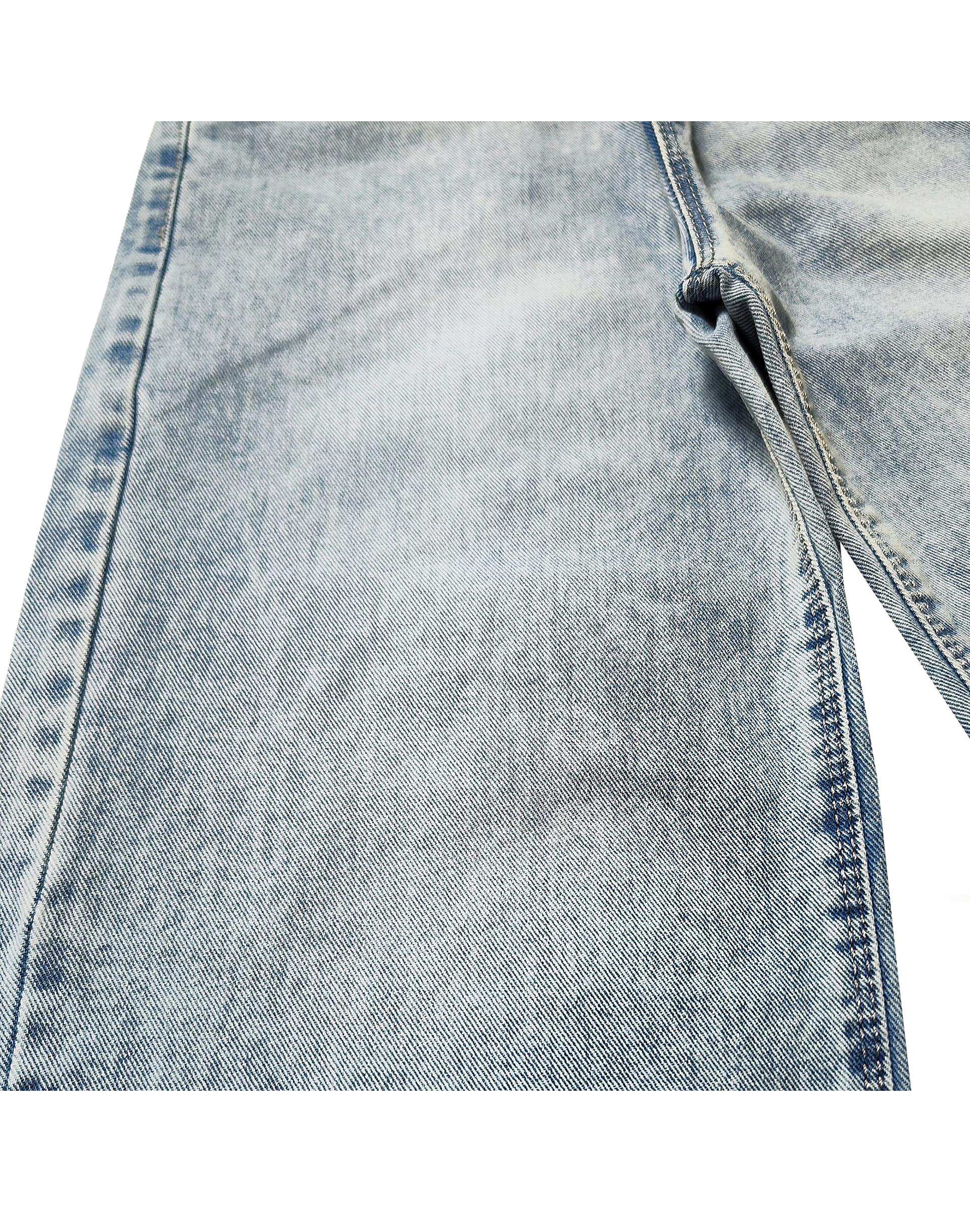 شلوار جین بچگانه بگ آبی لئو کیدز Leo Kids کد 2069