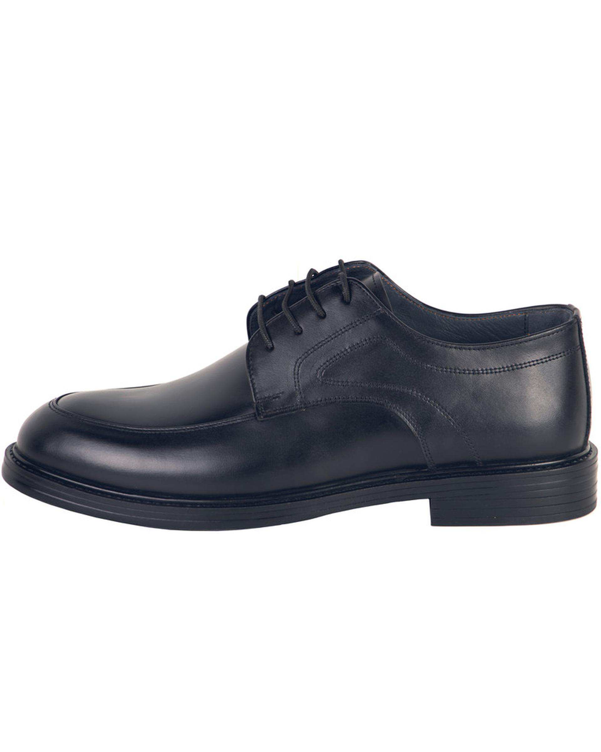 کفش چرم مردانه مشکی چرم بارز Charm Barez مدل DK246