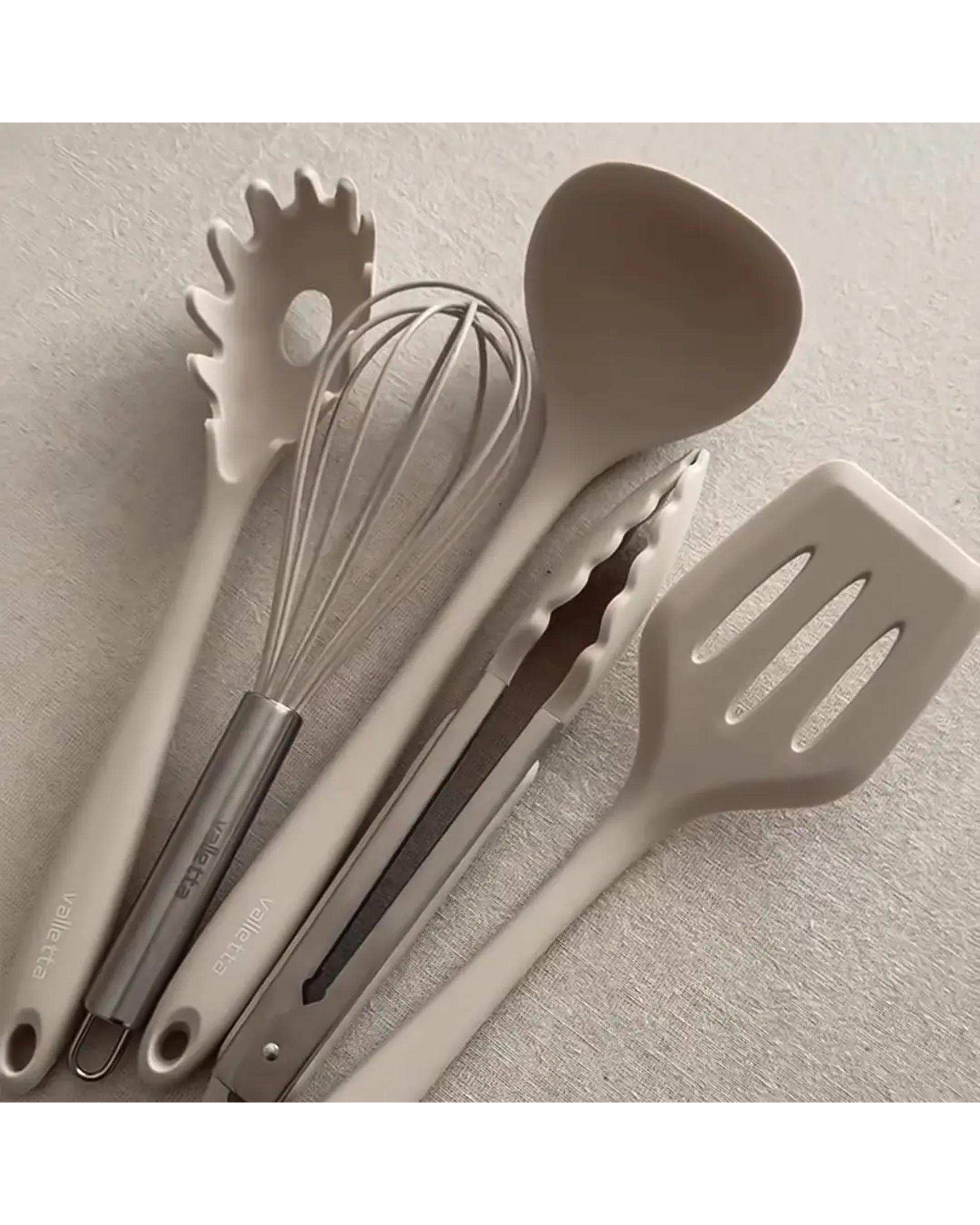 ست 10 پارچه ابزار آشپزخانه تمام سیلیکونی VALLETA