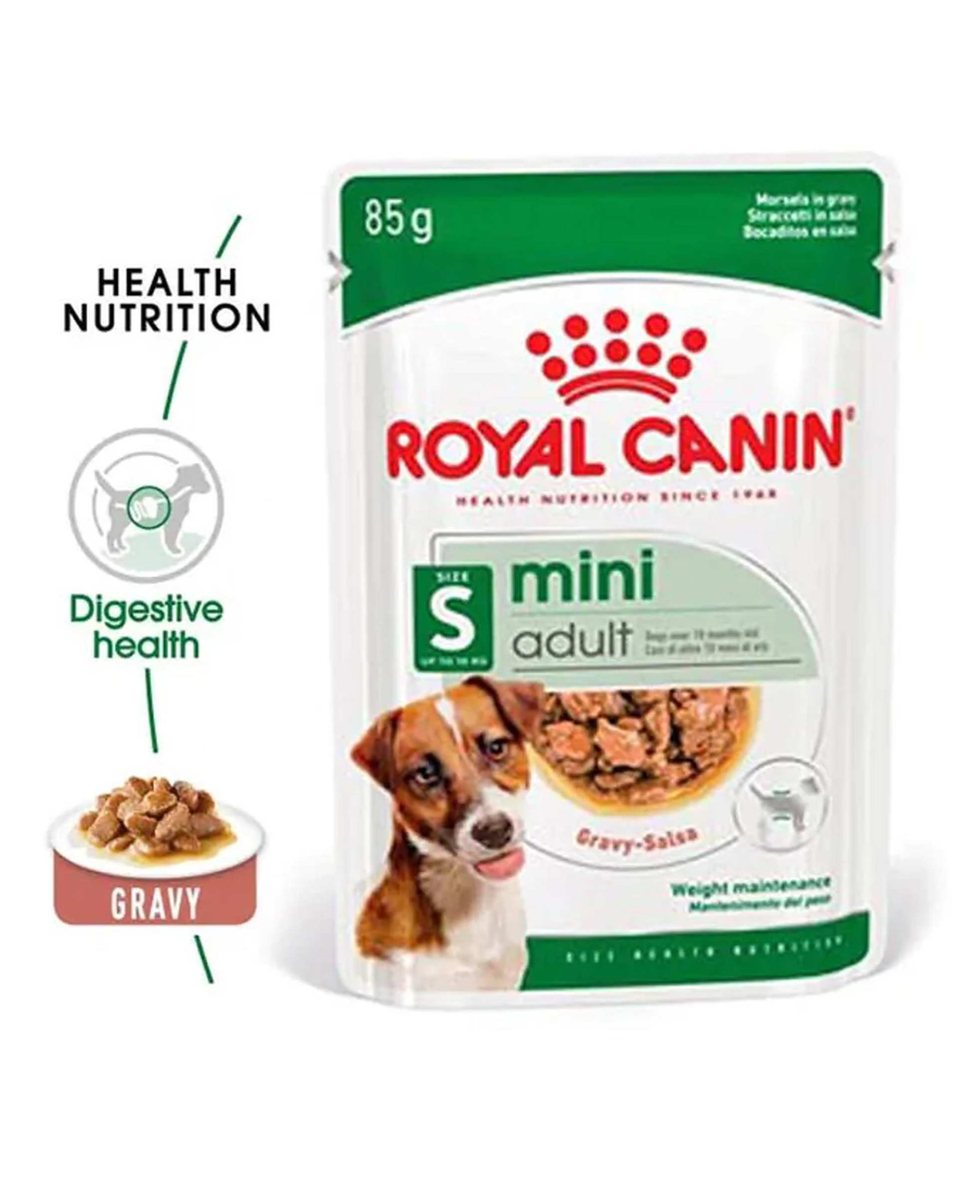 پوچ سگ بالغ نژاد کوچک رویال کنین Royal Canin وزن 85 گرم