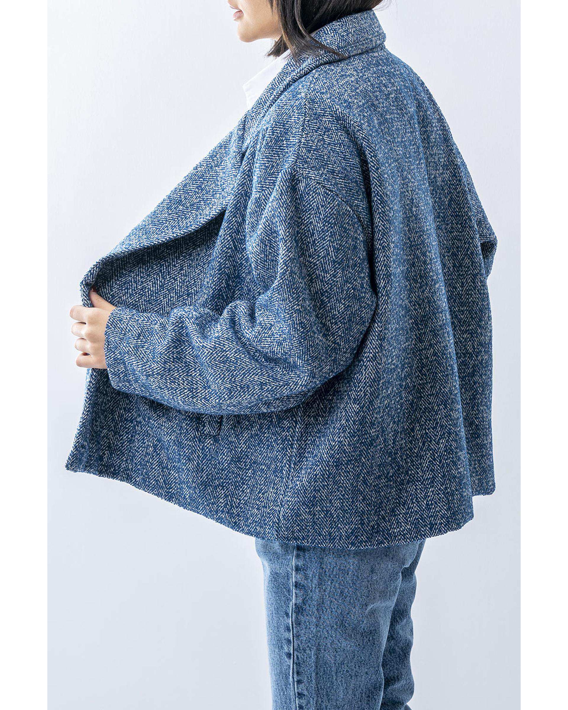 کت زنانه فوتر آبی آر ان اس RNS کد 11122601