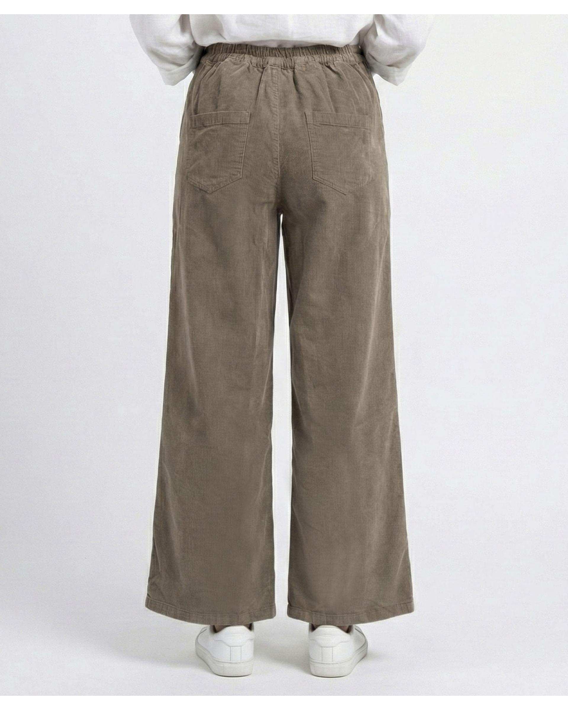 شلوار کتان زنانه نیم بگ نسکافه ای آر ان اس RNS کد 11042662