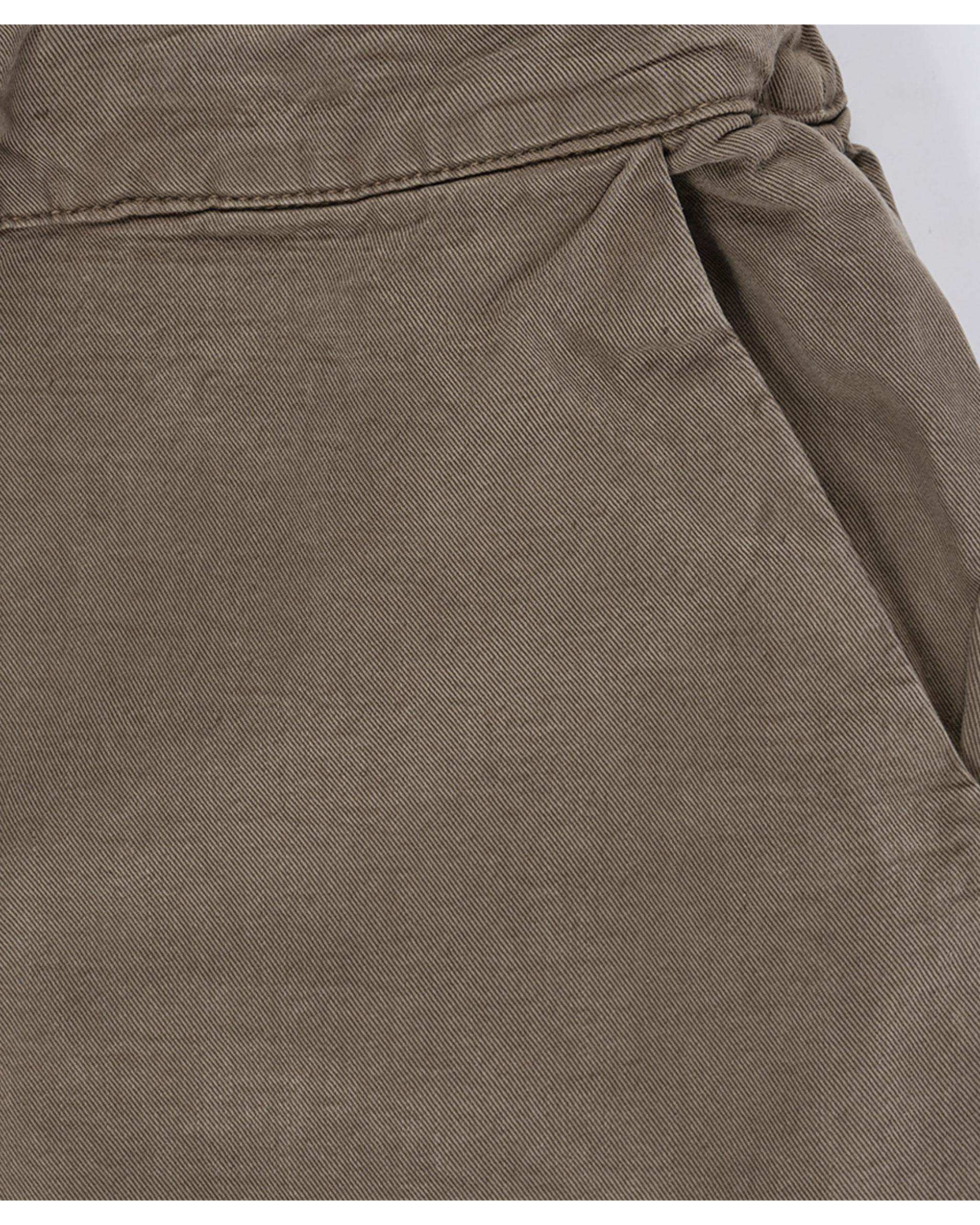 شلوار کتان زنانه نیم بگ نسکافه ای آر ان اس RNS کد 11042662