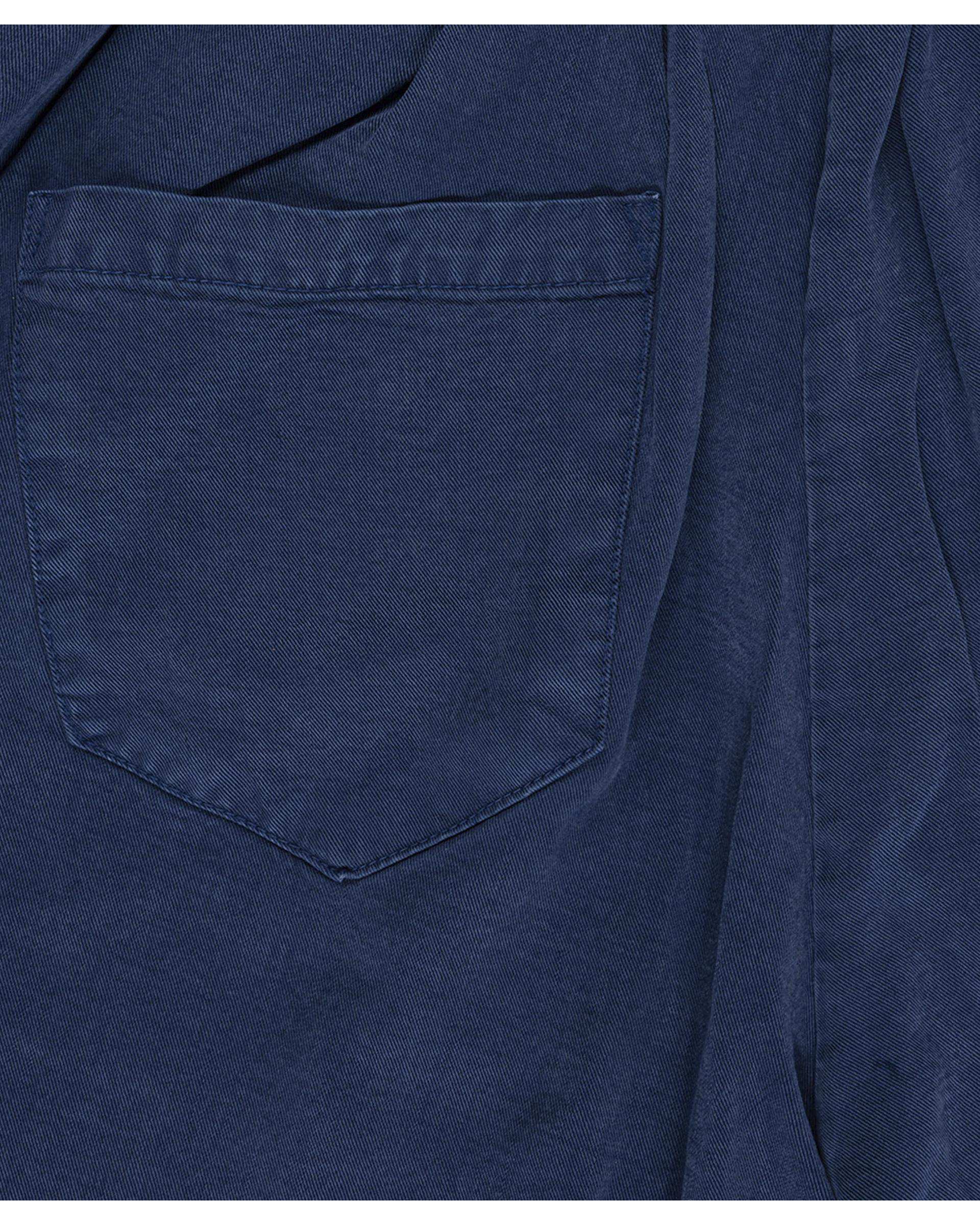 شلوار کتان زنانه نیم بگ آبی نفتی آر ان اس RNS کد 11042662