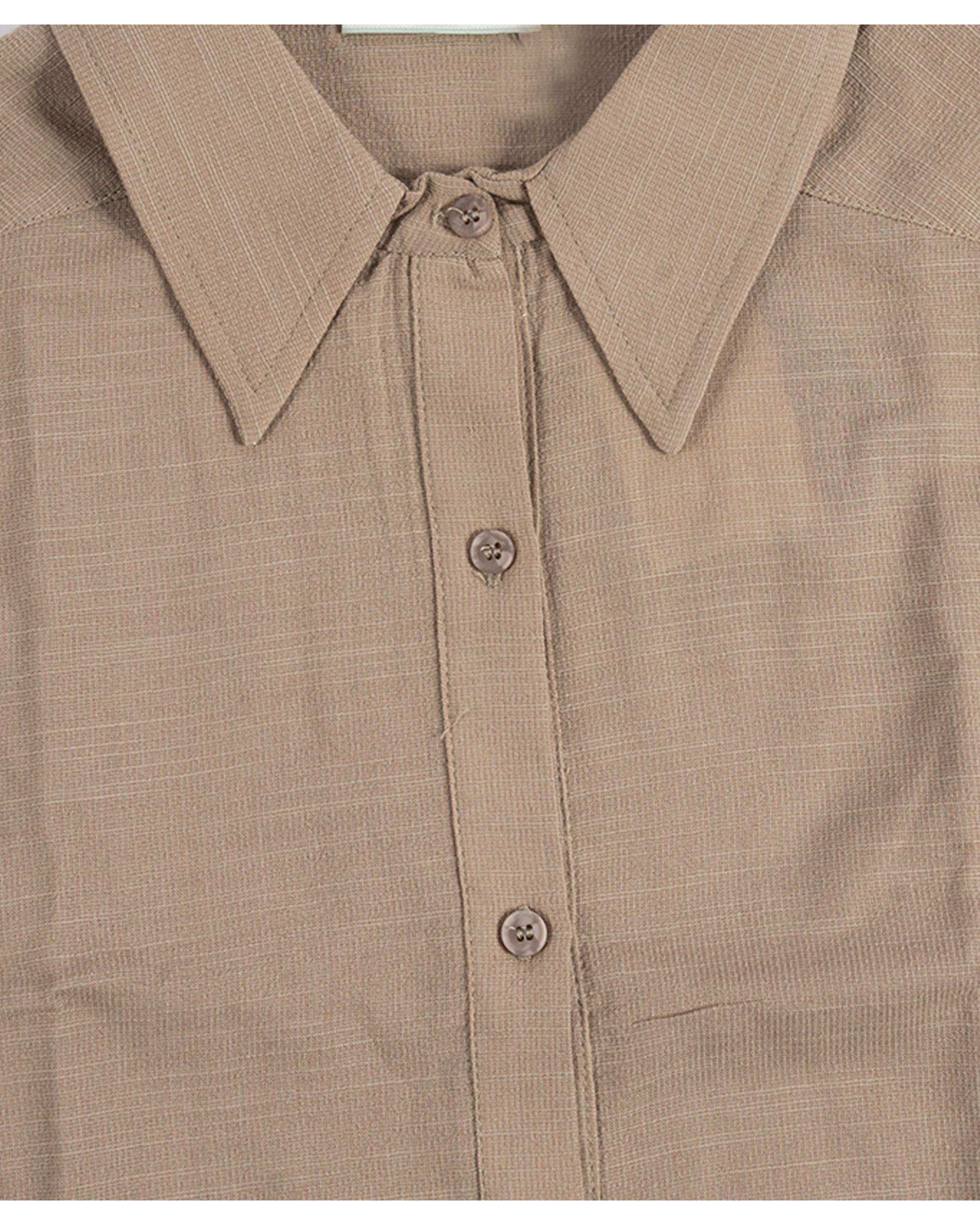 شومیز زنانه کراپ کرم آر ان اس RNS کد 11272638