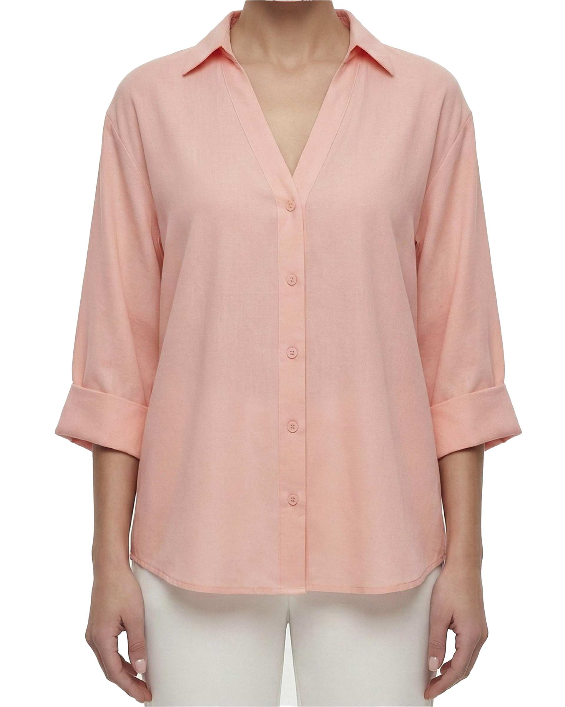 شومیز زنانه گلبهی آر ان اس RNS کد 11272635