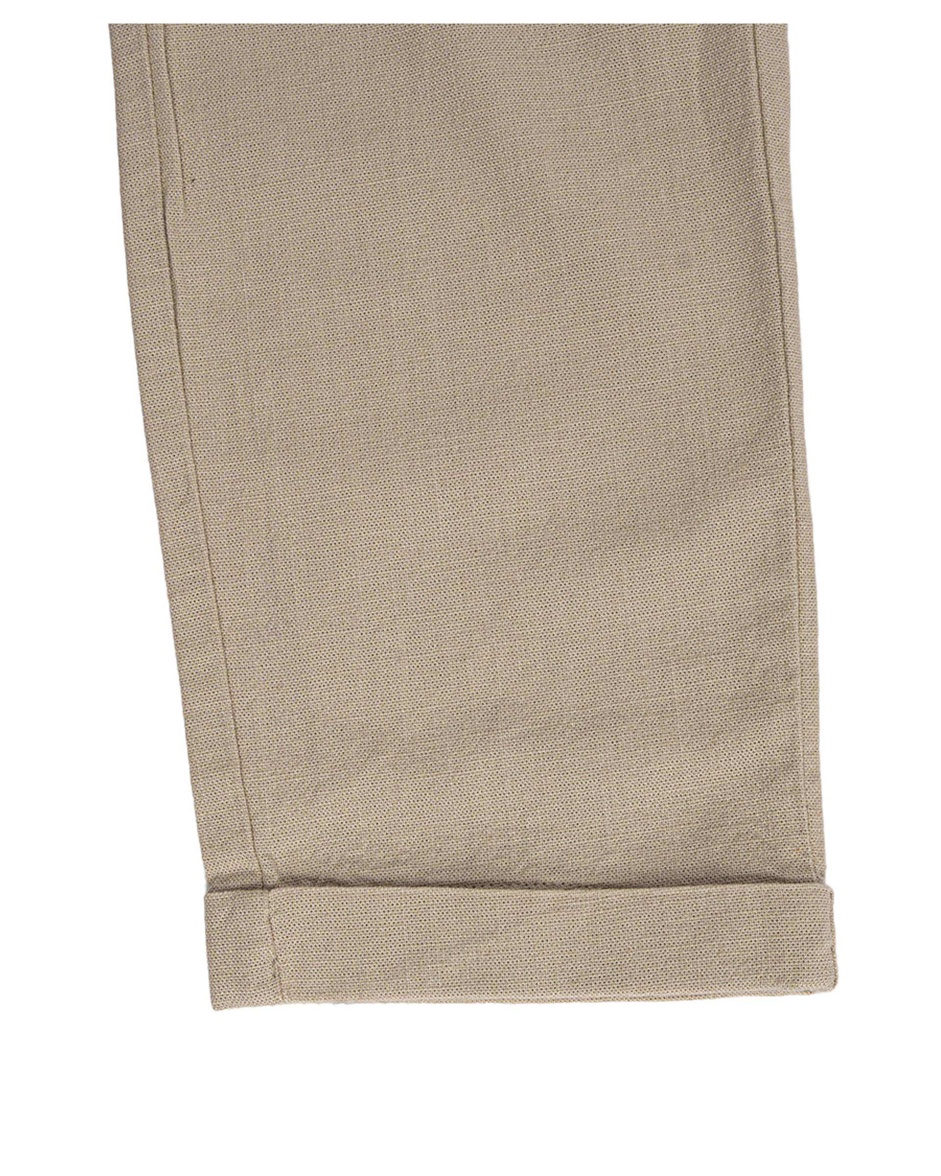 شلوار مردانه لینن استخوانی آر ان اس RNS کد 12042591