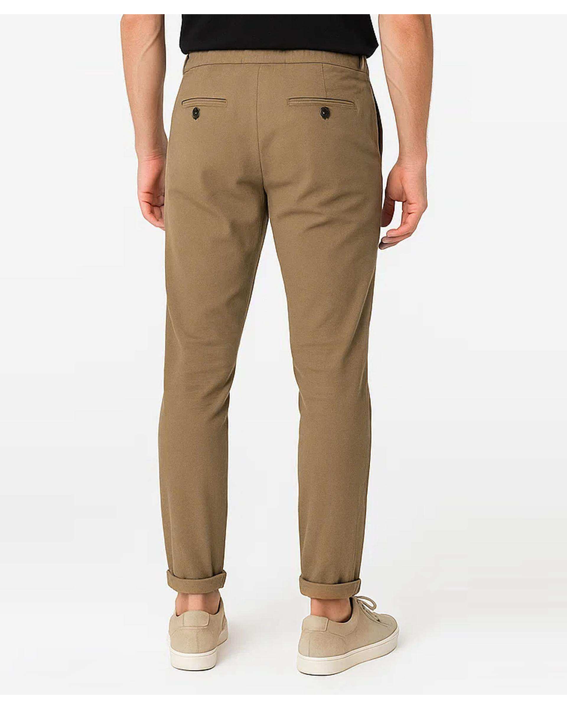 شلوار مردانه لینن کرم آر ان اس RNS کد 12042591