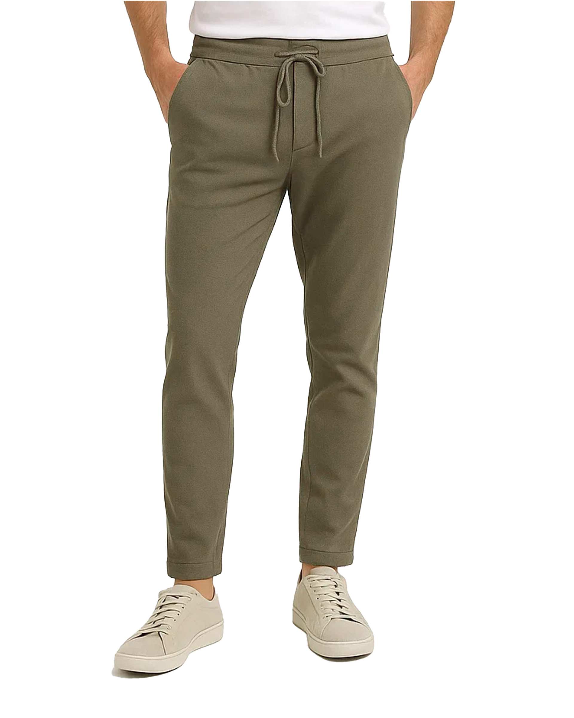 شلوار مردانه لینن سبز آر ان اس RNS کد 12042591