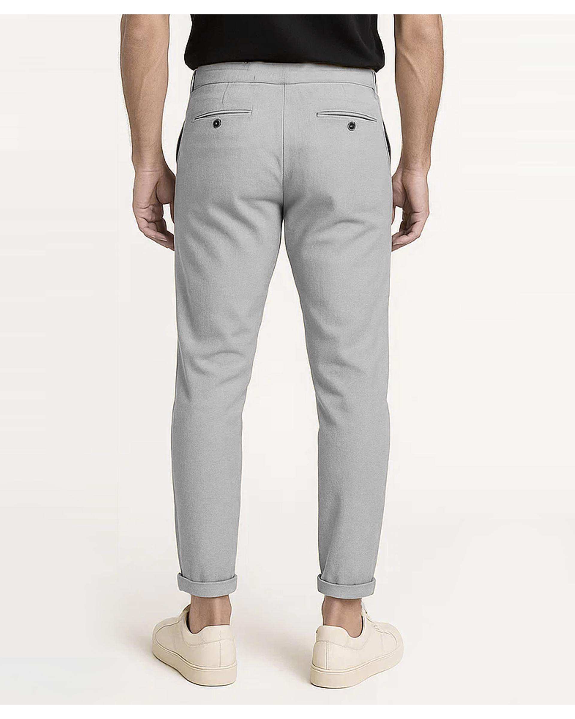 شلوار مردانه لینن طوسی آر ان اس RNS کد 12042591