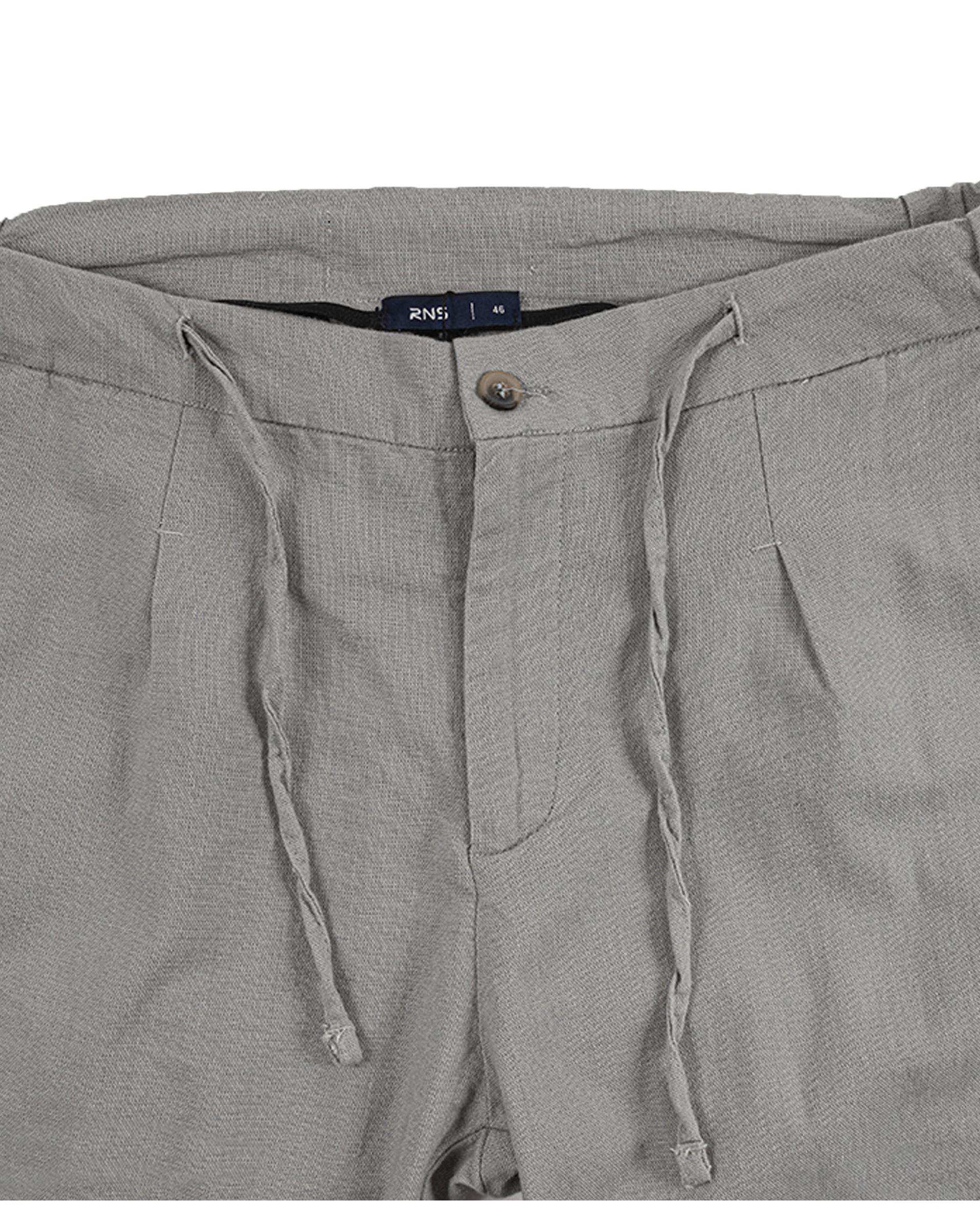 شلوار مردانه لینن طوسی آر ان اس RNS کد 12042591