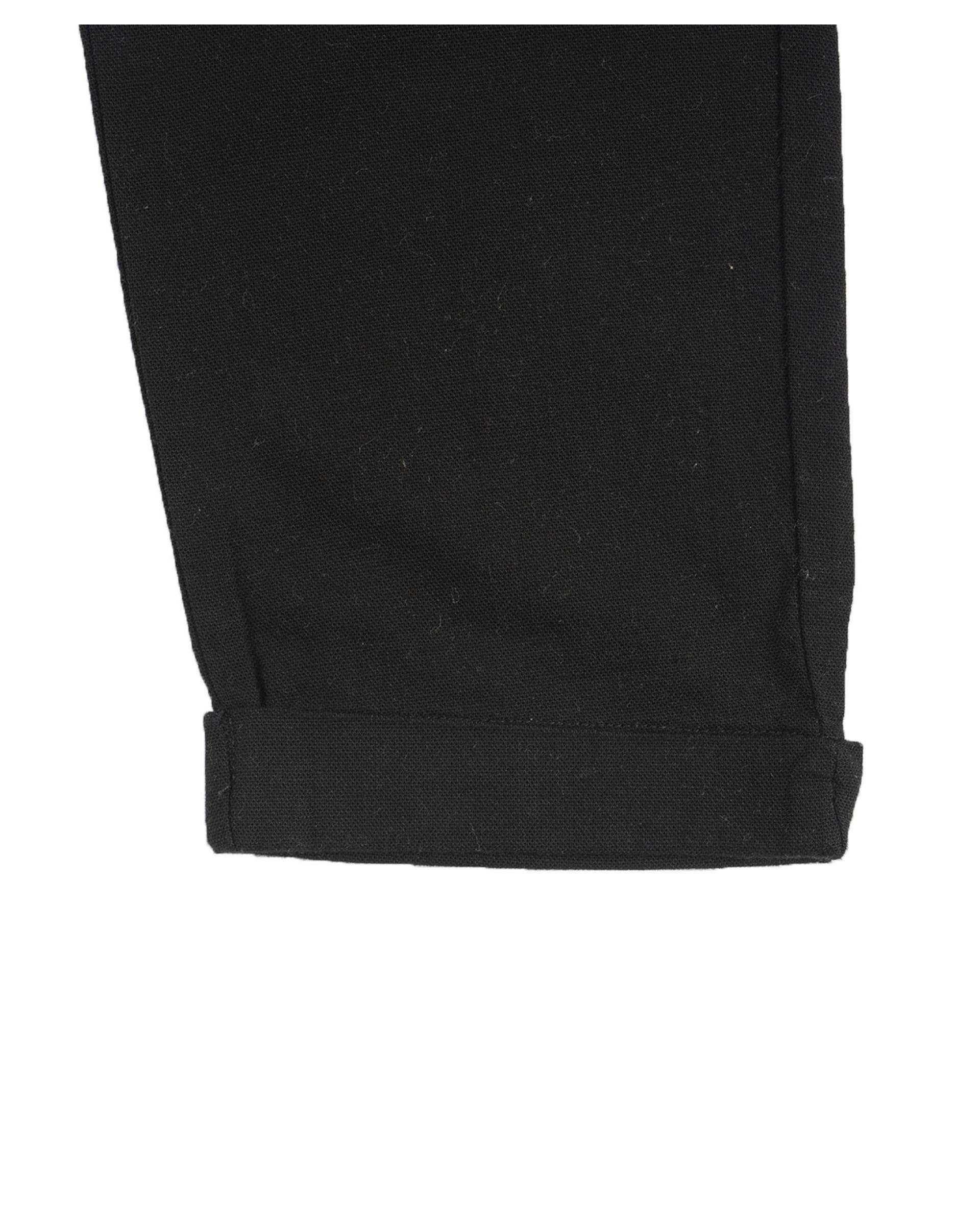 شلوار مردانه لینن مشکی آر ان اس RNS کد 12042591