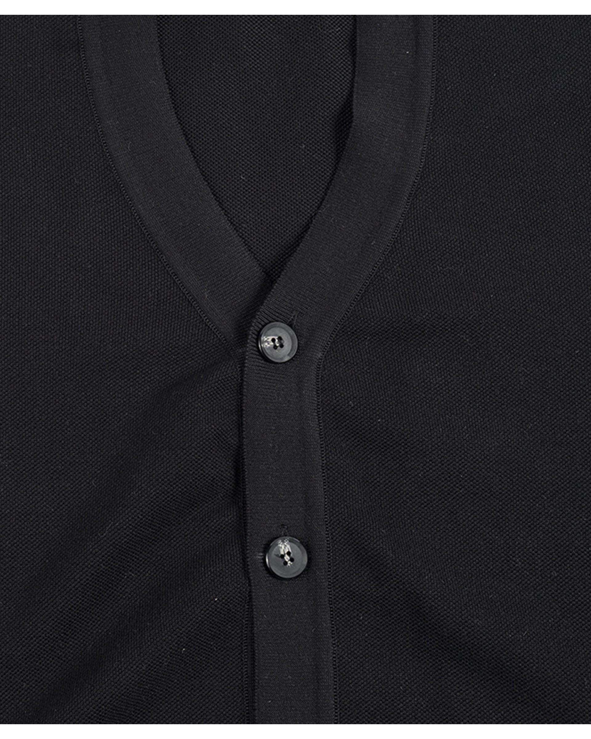 ژاکت مردانه بافت مشکی آر ان اس RNS کد 12252577