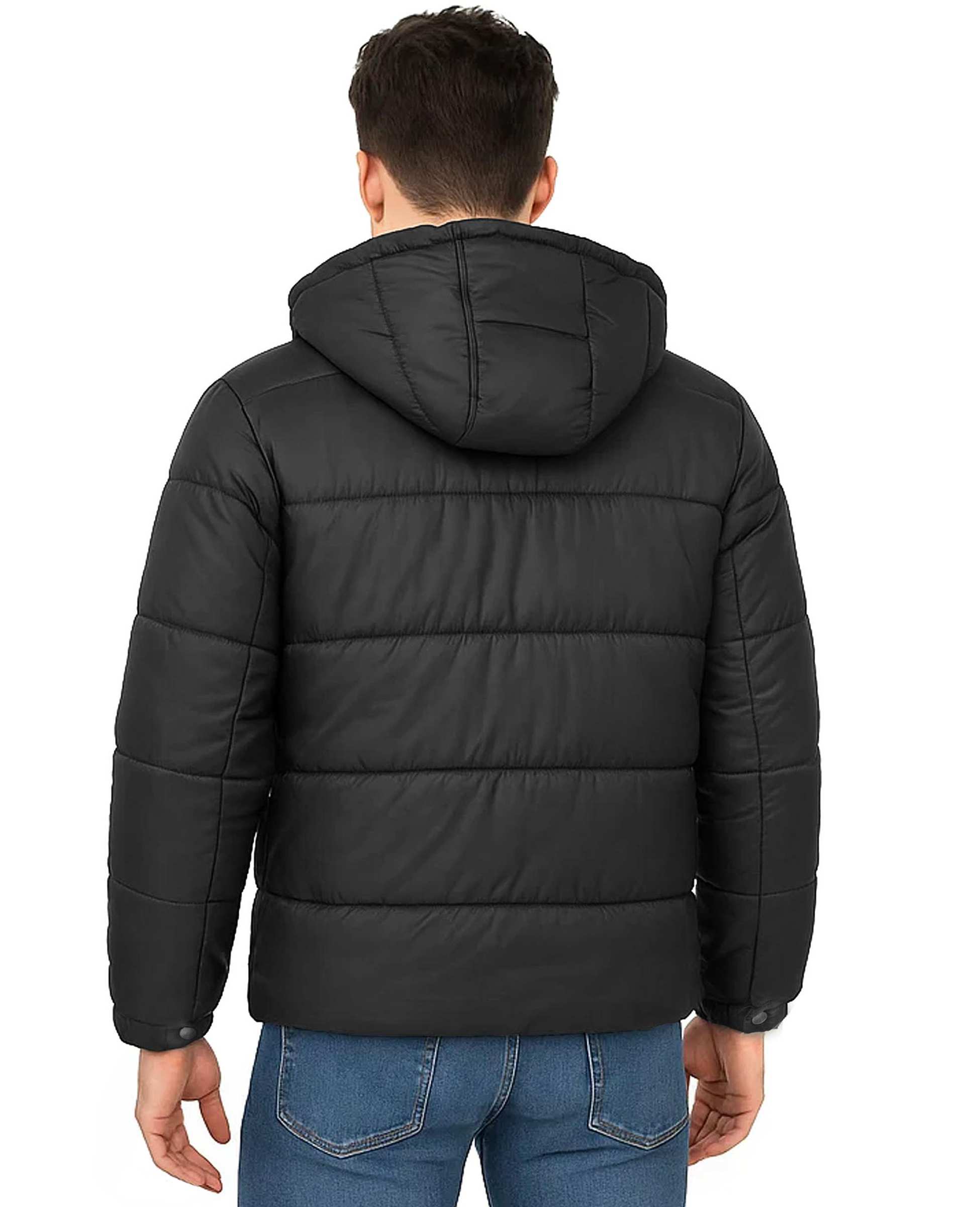 کاپشن مردانه مشکی آر ان اس RNS کد 12142527