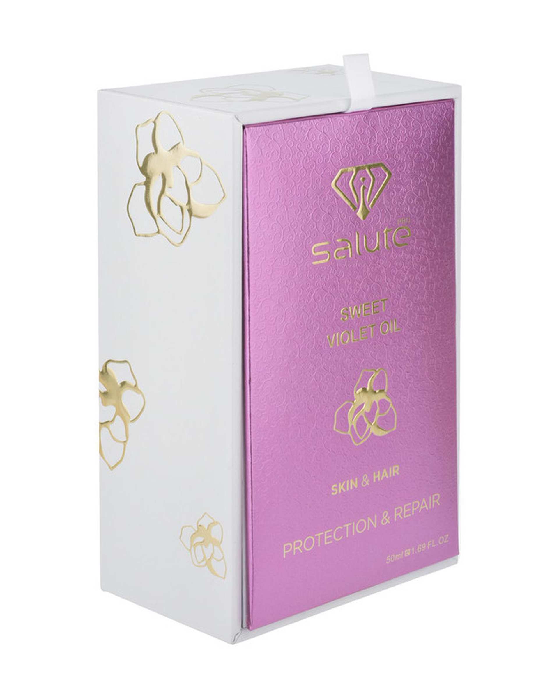 روغن تقویت کننده پوست و مو سالوته پرو Salute مدل Sweet Violet مناسب برای انواع پوست حجم 50ml