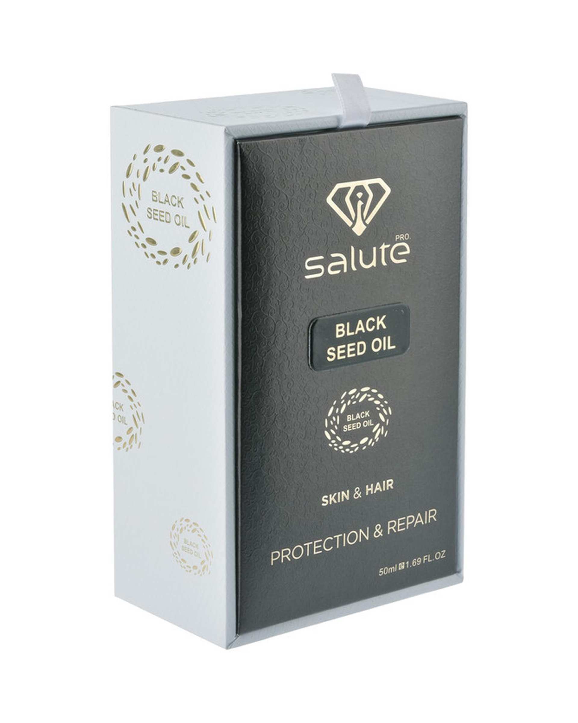 روغن تقویت کننده پوست و مو سالوته پرو Saluteمدل Black Seed مناسب برای انواع پوست حجم 50ml