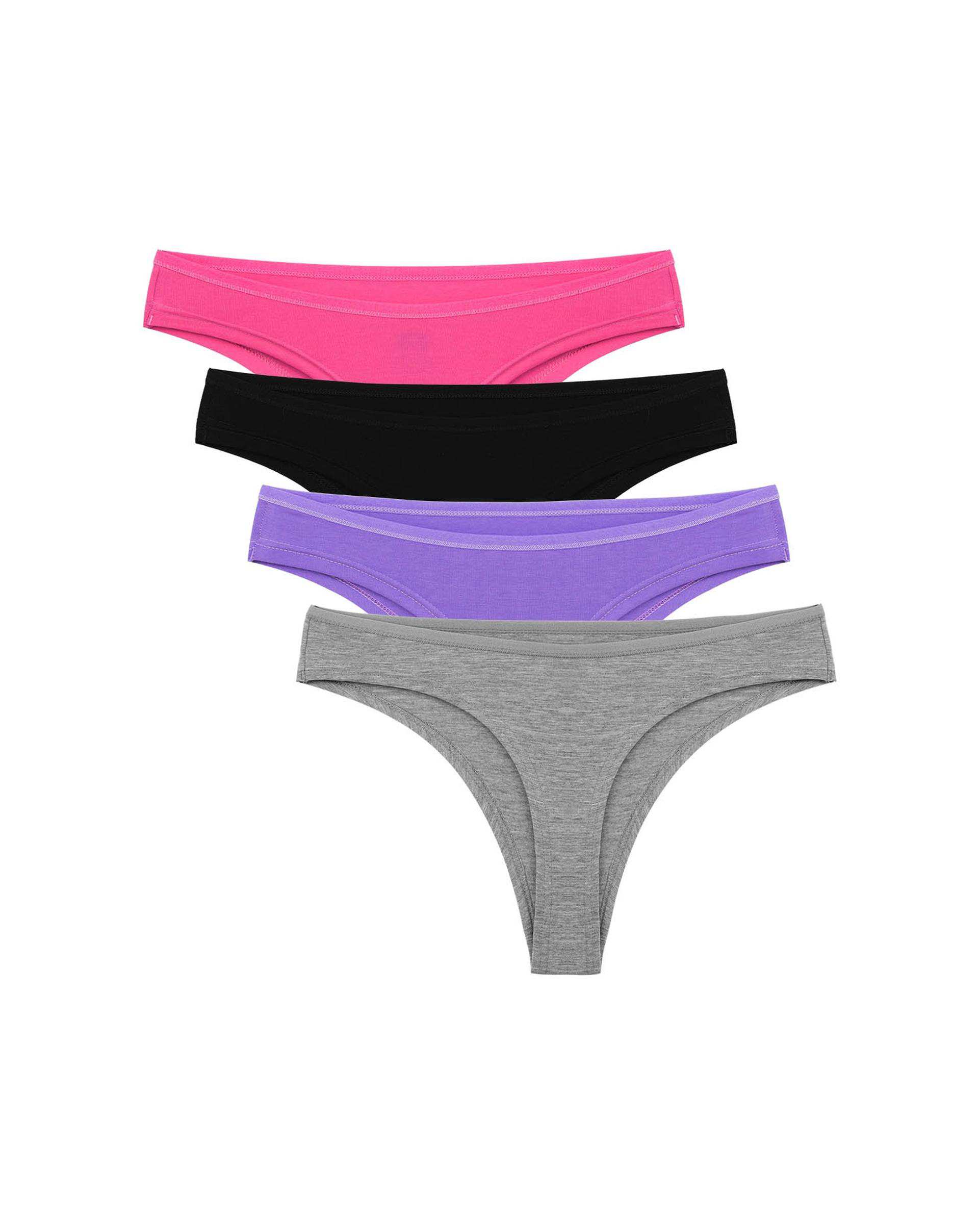 شورت زنانه ضد حساسیت مودال تاپیک Topick مدل پرنیا بسته 4 عددی