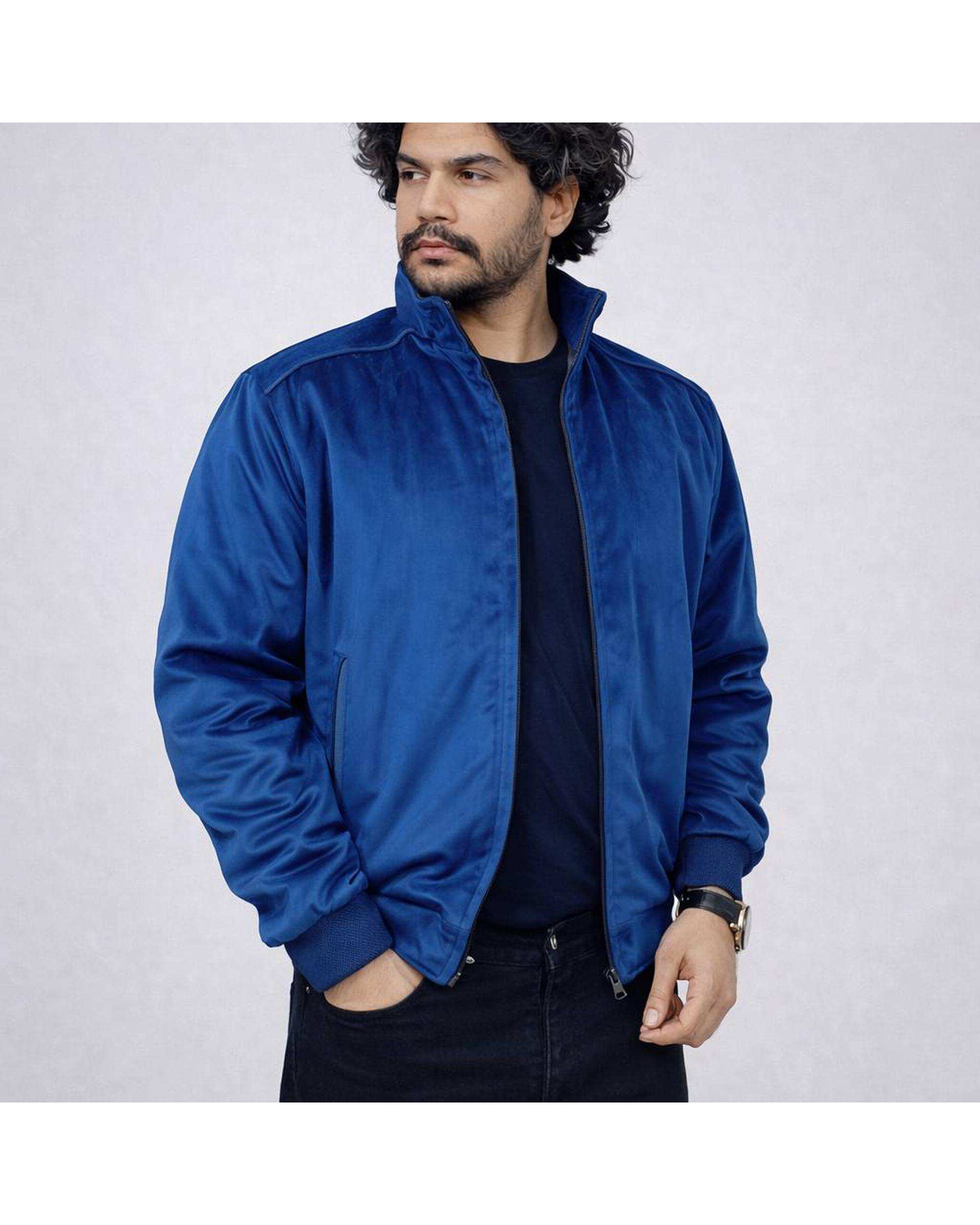 کاپشن مردانه دورو مشکی آبی دیورسو Diverso کد 4857