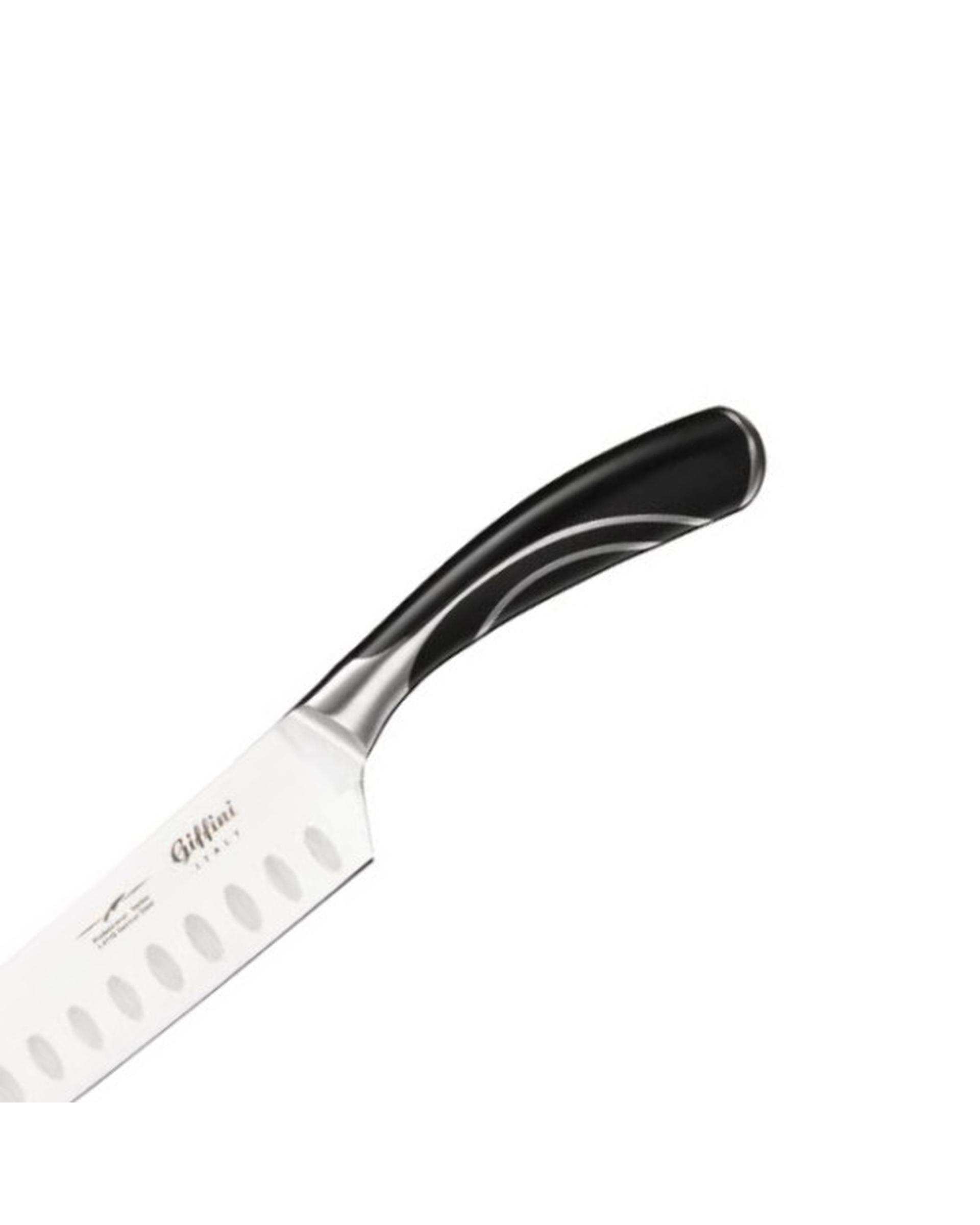 چاقو آشپزخانه مشکی جی فی نی GIFFINI مدل Q04 مجموعه 2 عددی