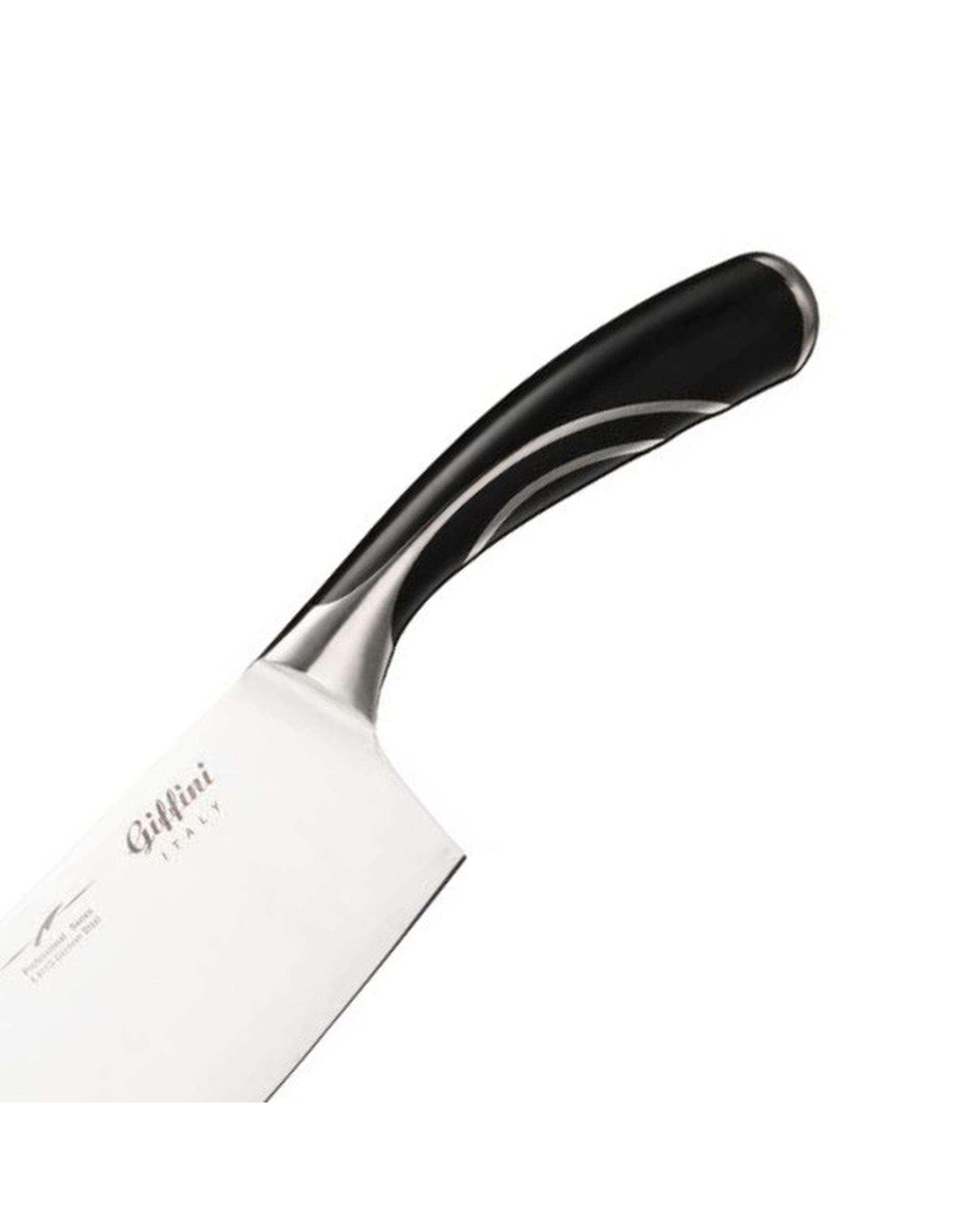 چاقو آشپزخانه مشکی جی فی نی GIFFINI مدل Q01 مجموعه 2 عددی