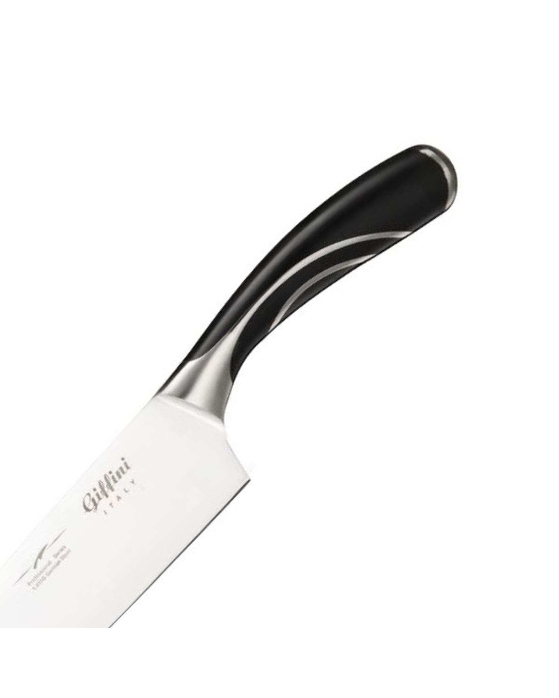 چاقو آشپزخانه مشکی جی فی نی GIFFINI مدل Q01 مجموعه 2 عددی