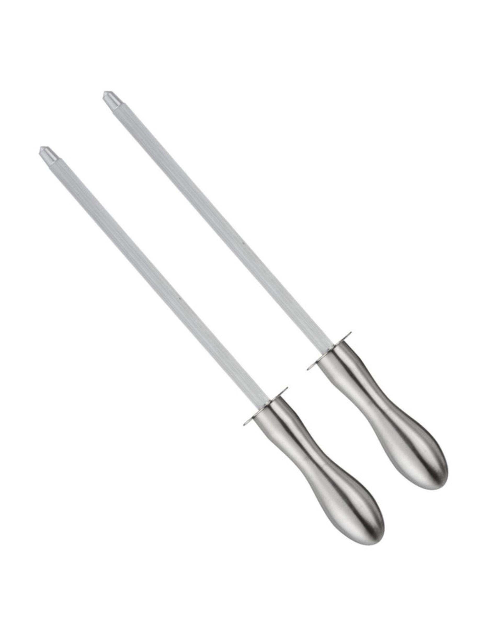 چاقو تیز کن آشپز خانه استیل جی فی نی GIFFINI مدل N33 مجموعه 2 عددی