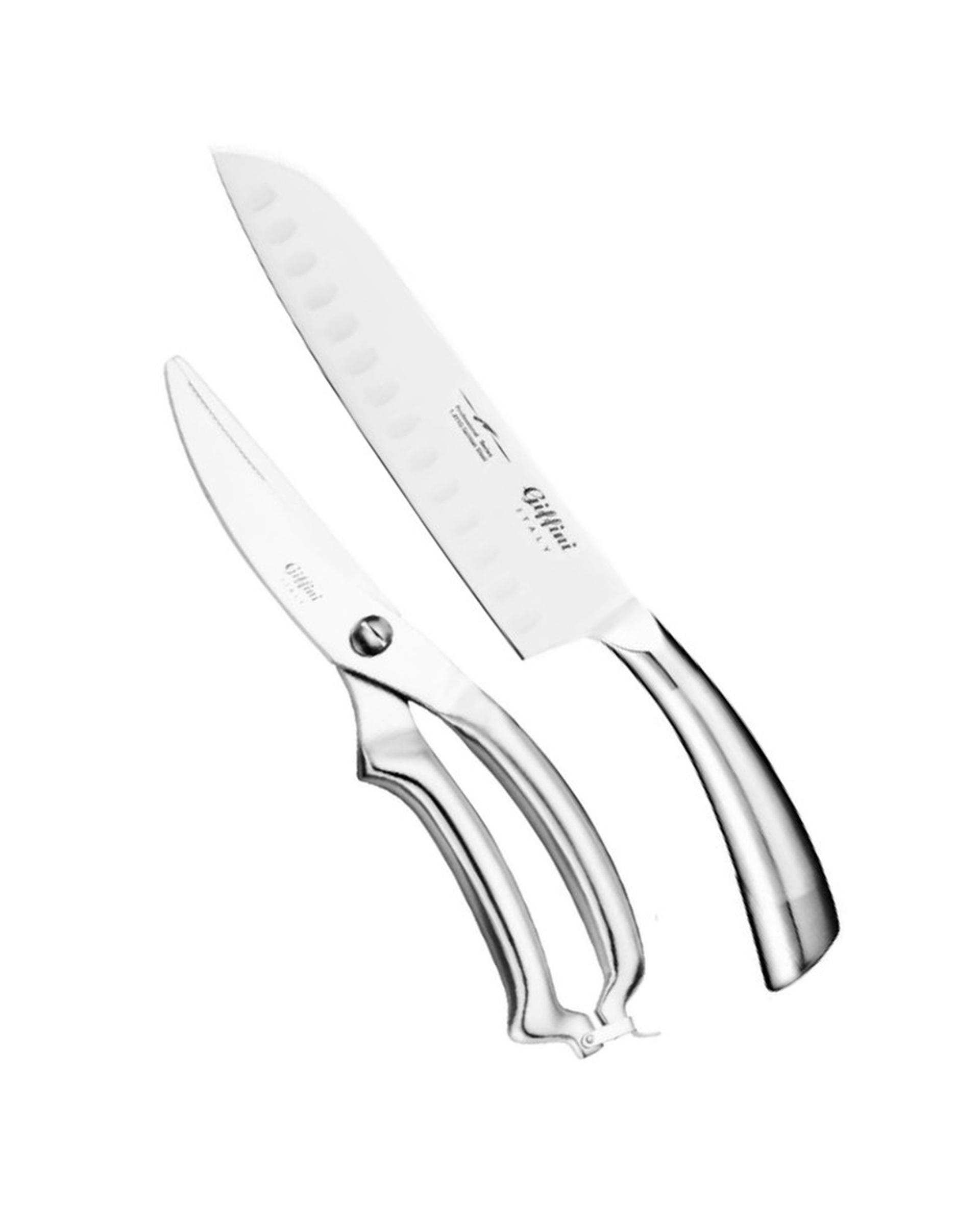 ست چاقو و قیچی آشپزخانه استیل جی فی نی GIFFINI مدل N26