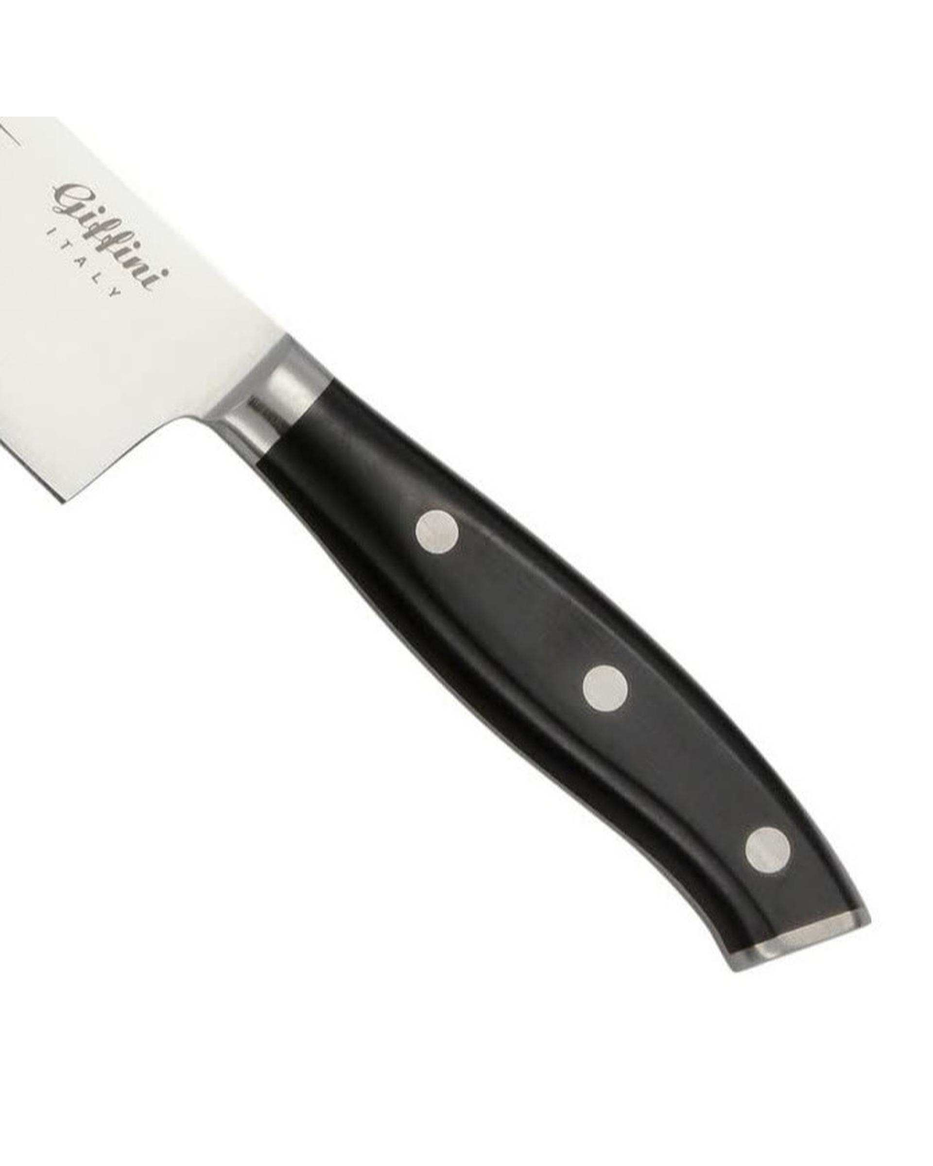 چاقو آشپزخانه مشکی جی فی نی GIFFINI مدل M80 مجموعه 2 عددی