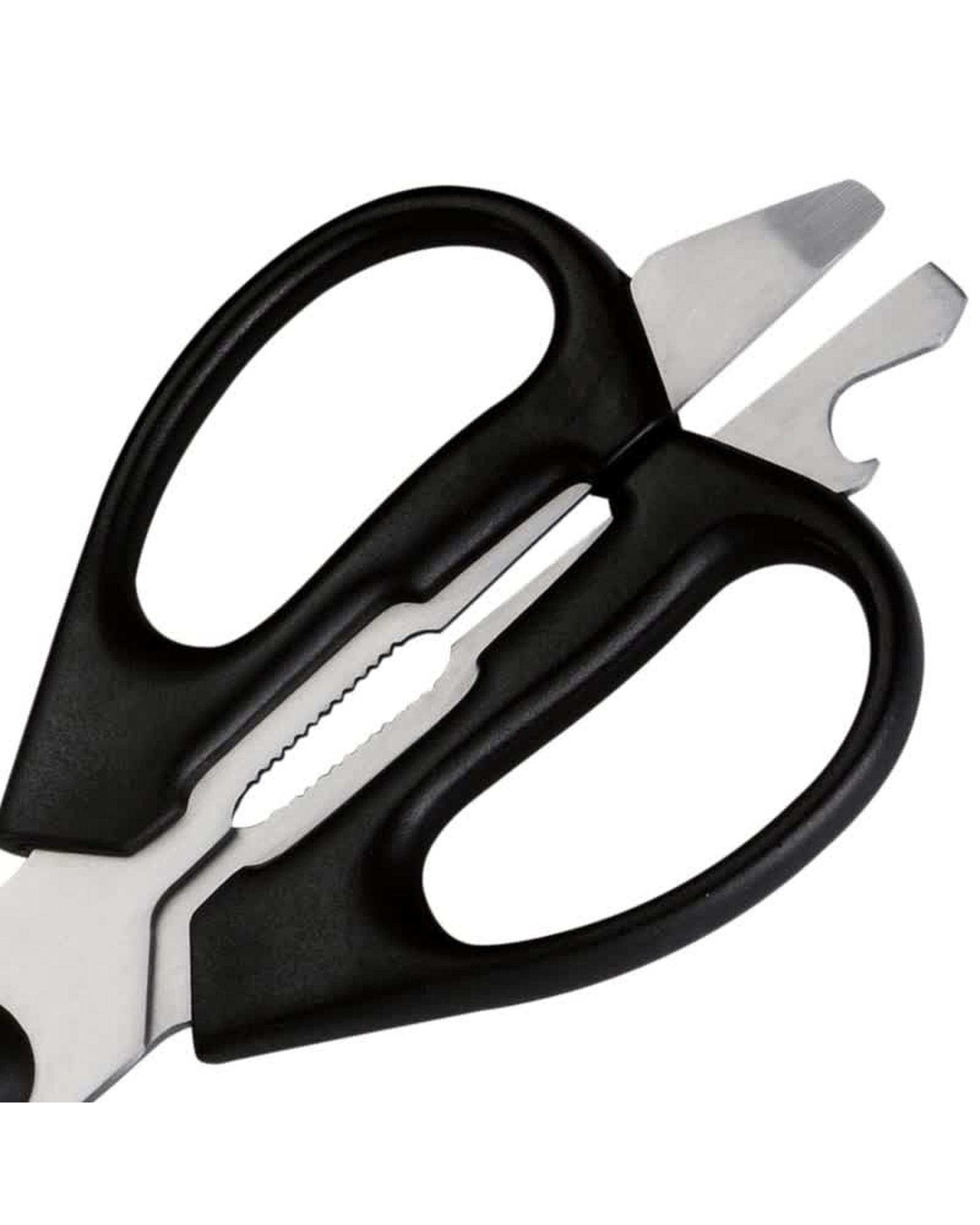 ست چاقو آشپزخانه و قیچی مشکی جی فی نی GIFFINI کد M74 مجموعه 2 عددی