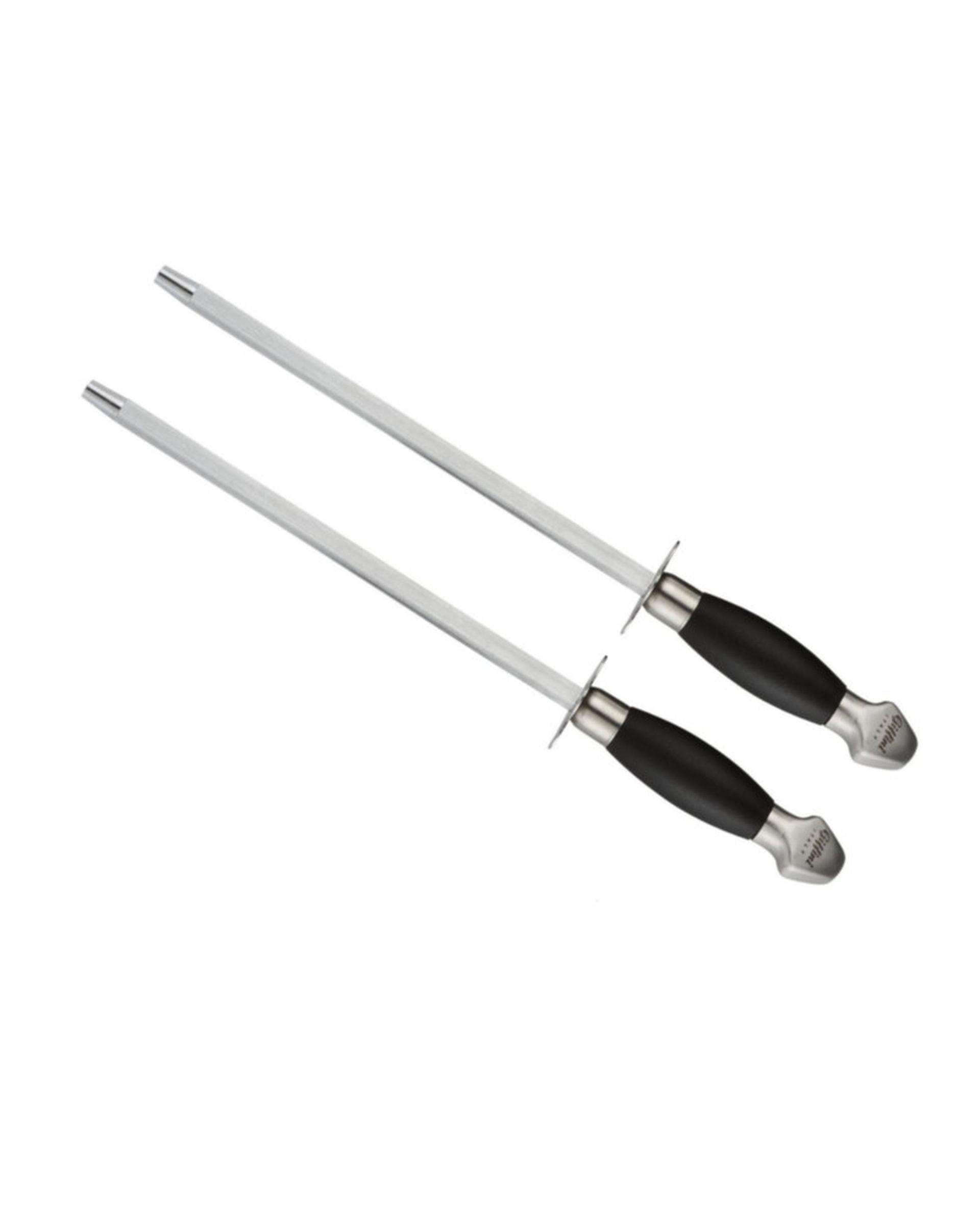 چاقو تیز کن مشکی جی فی نی GIFFINI مدل M54 مجموعه 2 عددی