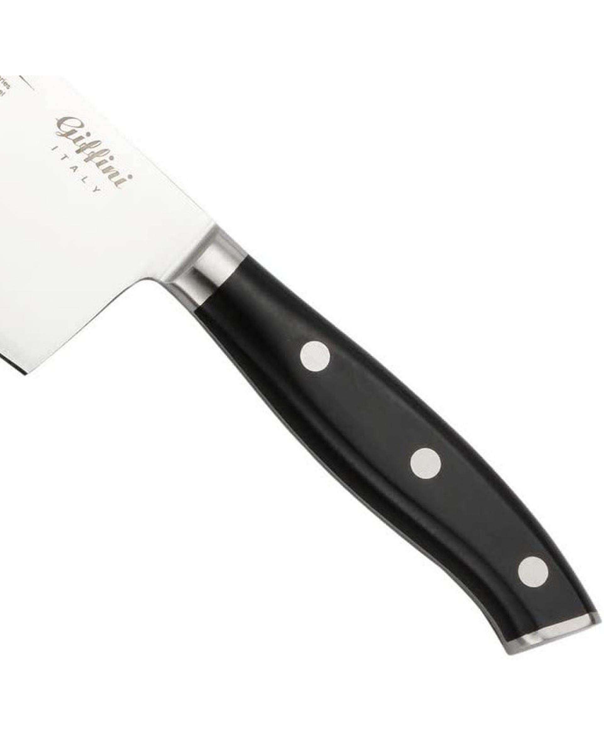 چاقو آشپزخانه مشکی جی فی نی GIFFINI مدل M21 مجموعه 2 عددی