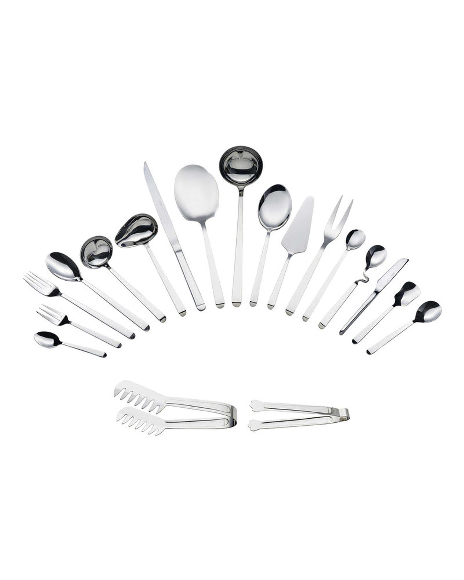 سرویس قاشق و چنگال 136 پارچه 18 نفره استیل جی فی نی Giffini مدل G-10