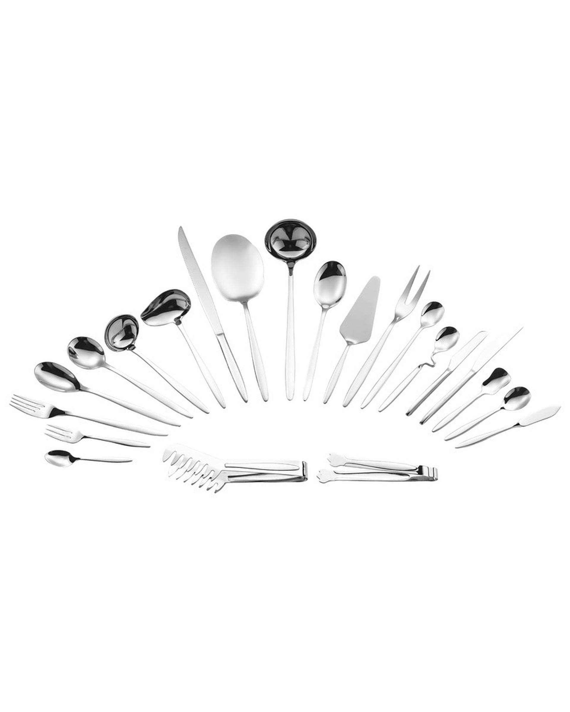 سرویس قاشق و چنگال 136 پارچه 18 نفره جی فی نی Giffini مدل 09